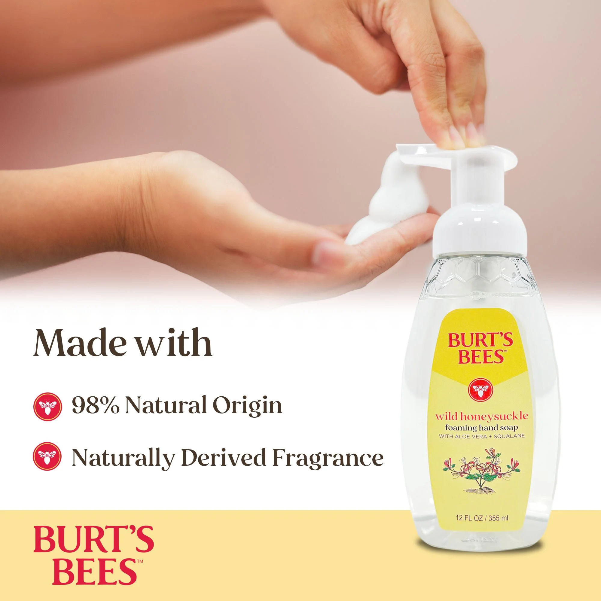 Burt's Bee_Foaming Soap_Made With_Wild Honeysuckle copy.jpg