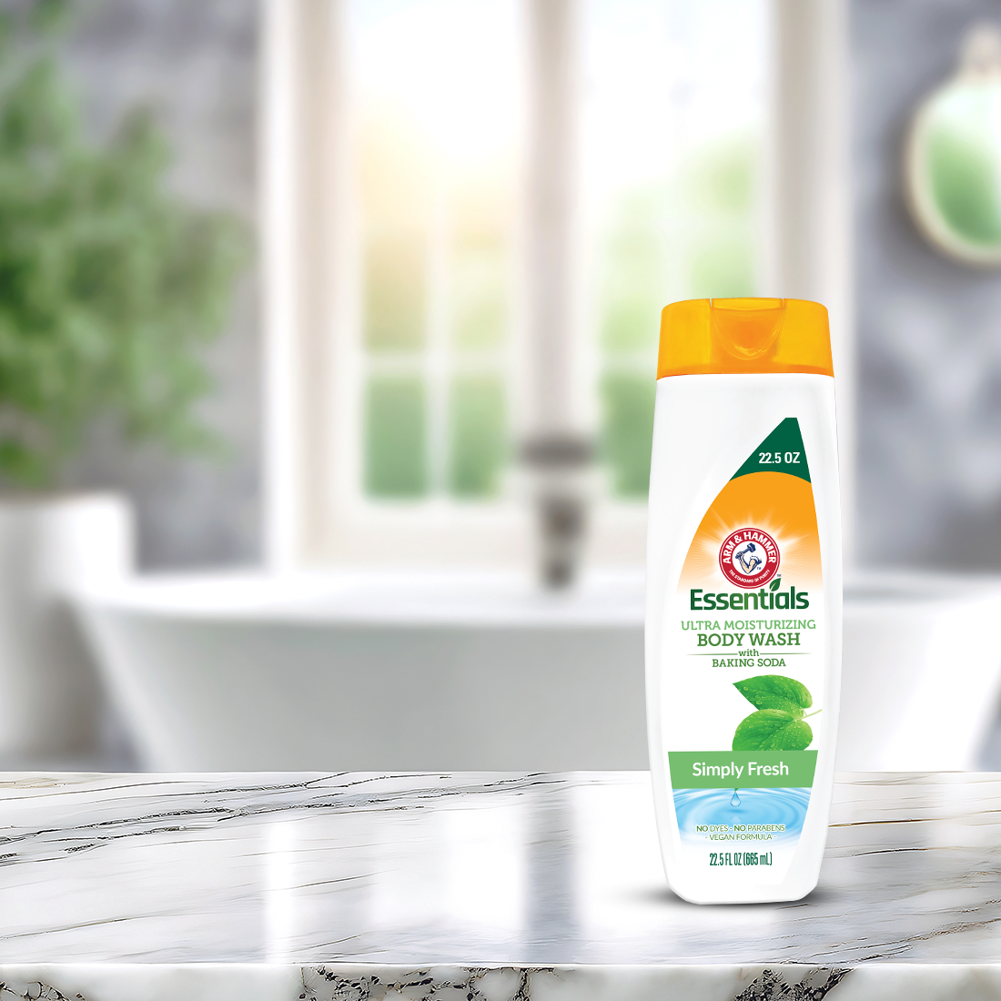 A&H Essentials_Body Wash_22.5oz_Life Style 2_Simply Fresh.png
