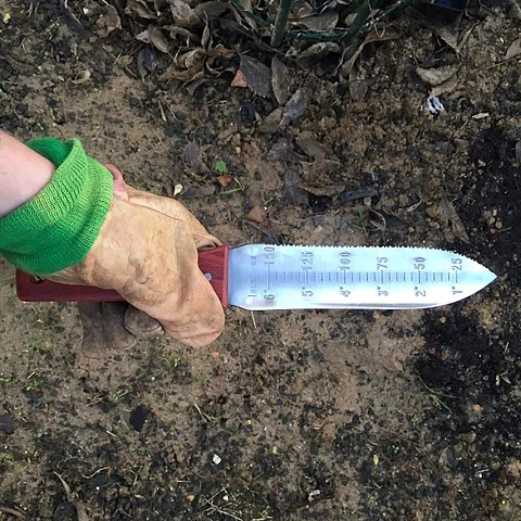 Photo of a hori hori knife
