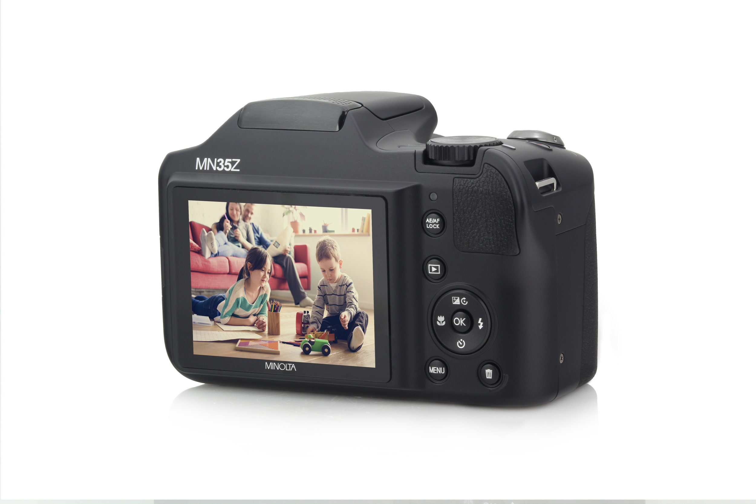 MN35Z 20MP 35X Optical Zoom WiFi Bridge Camera — Minolta Digital