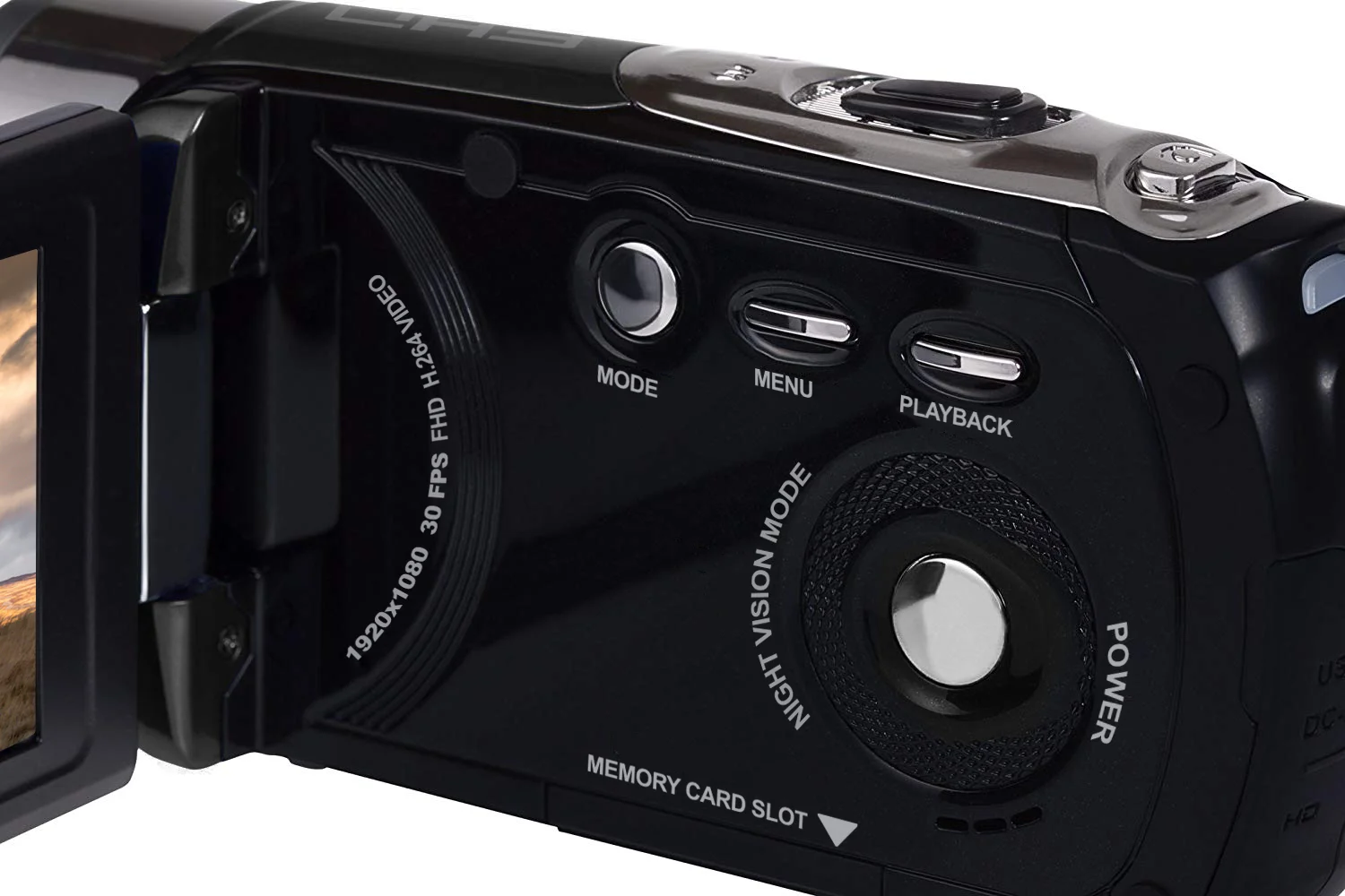 MN80NV 1080P Full HD IR Night Vision Camcorder — Minolta Digital