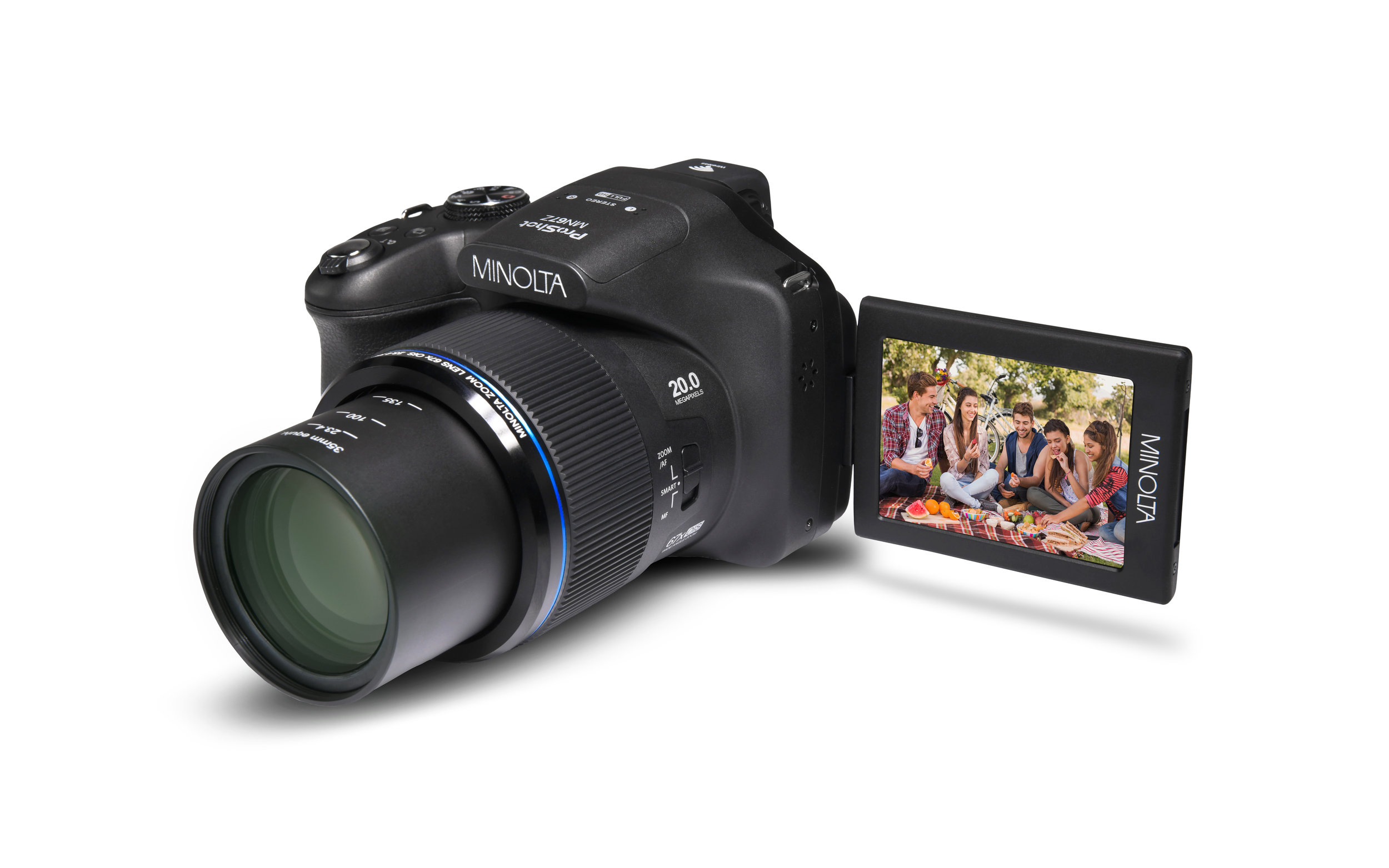 MN67Z 20MP 67X Optical Zoom WiFi Bridge Camera — Minolta Digital