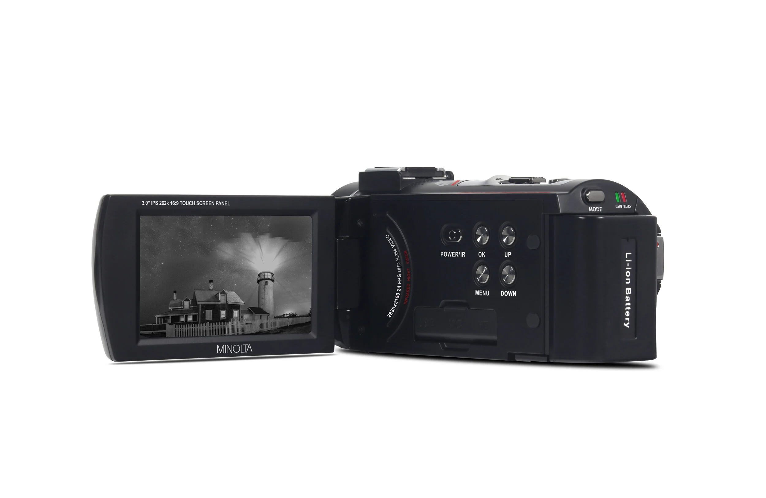 MN4K20NV 4K Ultra HD IR Night Vision Camcorder — Minolta Digital