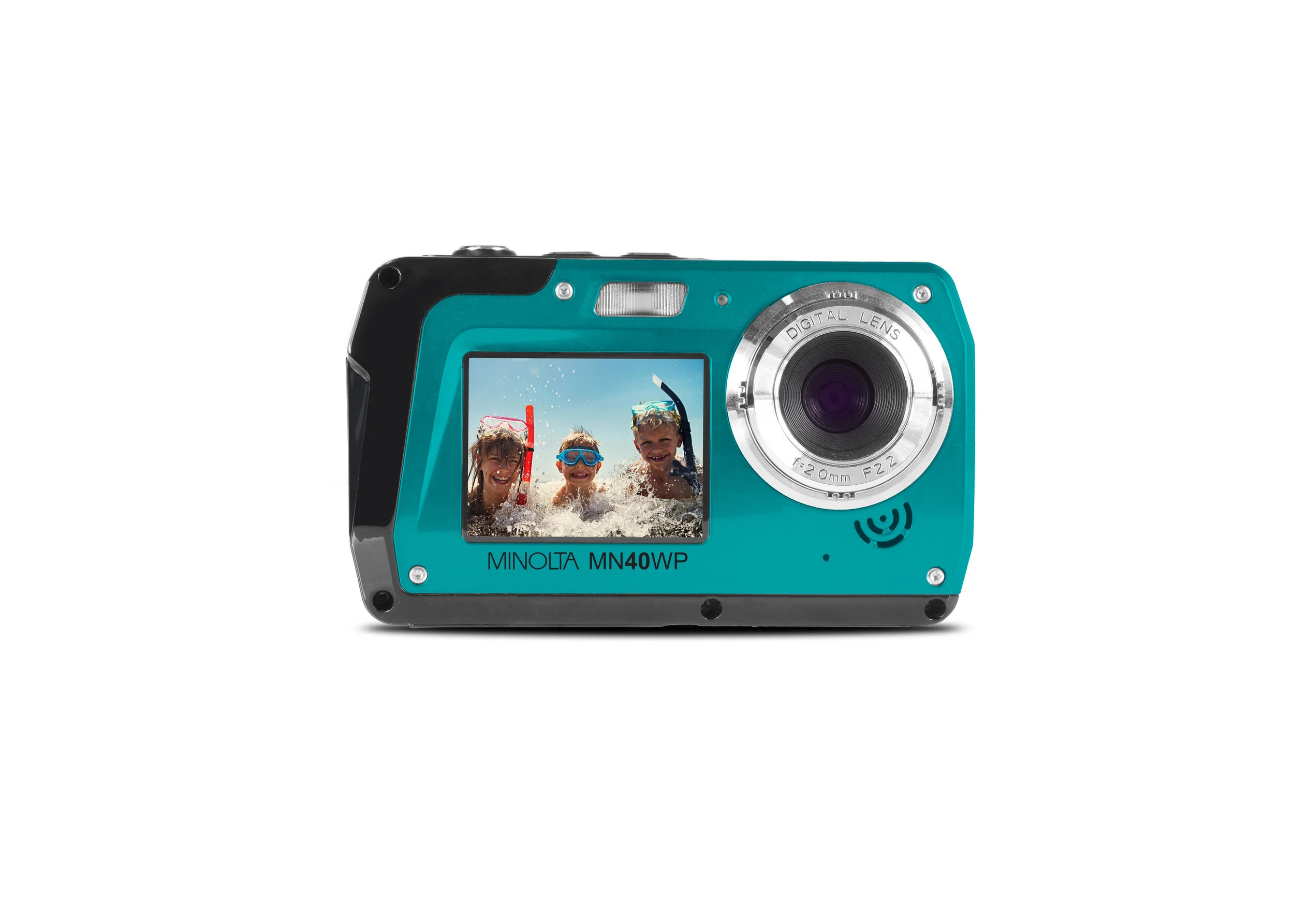 MN40WP 48MP Dual Screen Waterproof Camera — Minolta Digital
