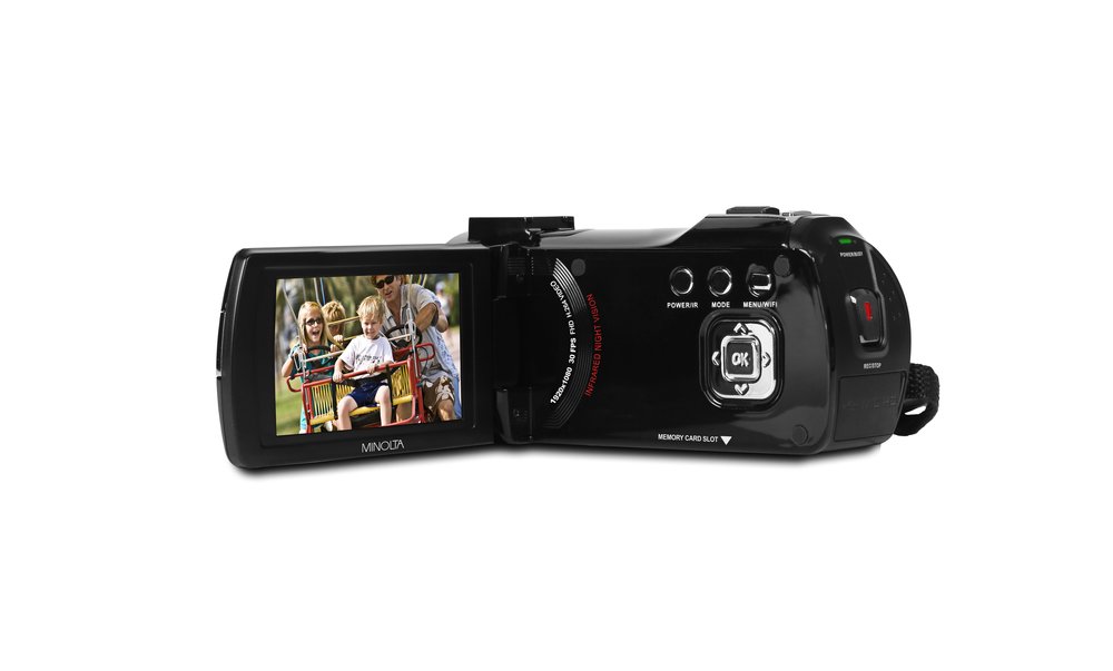 MN200NV 1080p Full HD IR Night Vision Camcorder — Minolta Digital