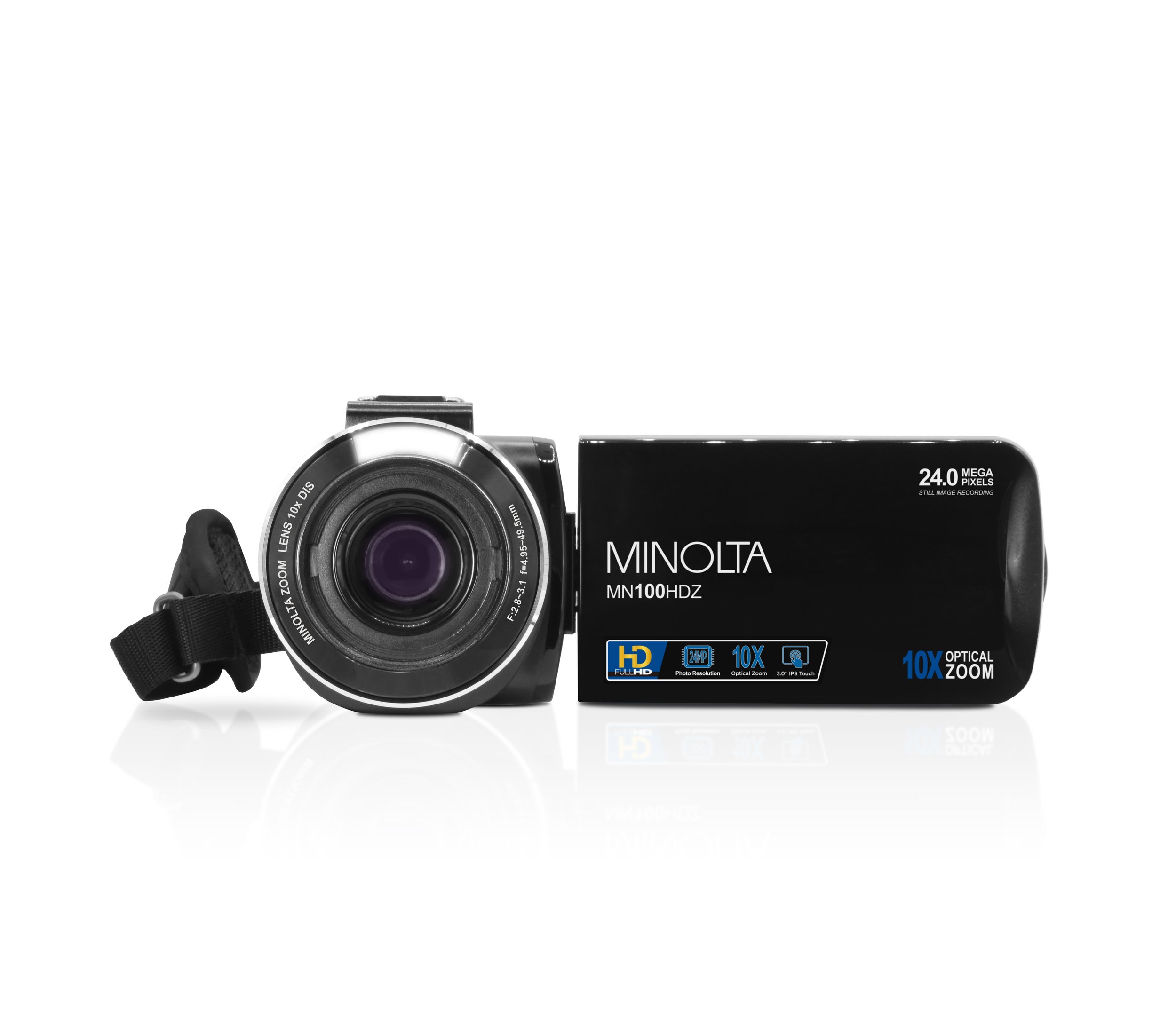 MN100HDZ 1080P HD Camcorder w/10x Optical Zoom — Minolta Digital MN100HDZ 1080P HD Camcorder w/10x Optical Zoom — Minolta Digital