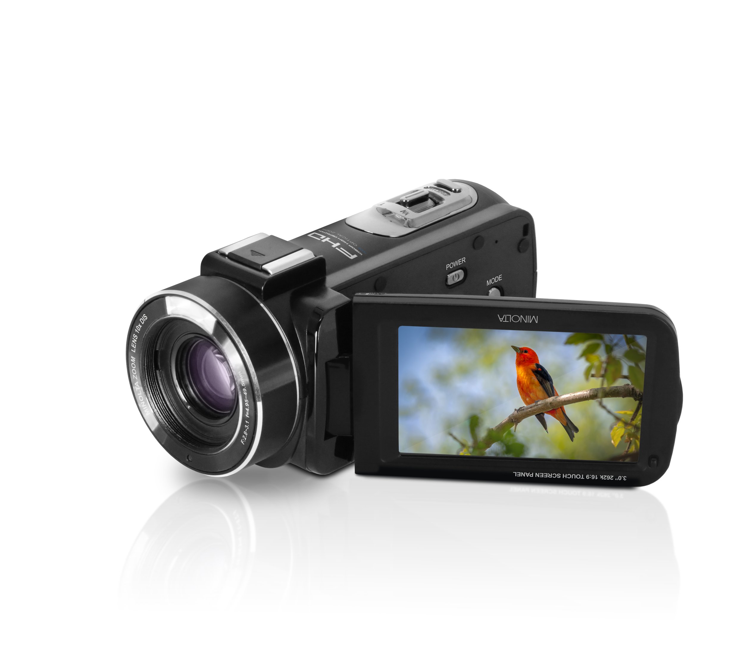 MN100HDZ 1080P HD Camcorder w/10x Optical Zoom — Minolta Digital MN100HDZ 1080P HD Camcorder w/10x Optical Zoom — Minolta Digital