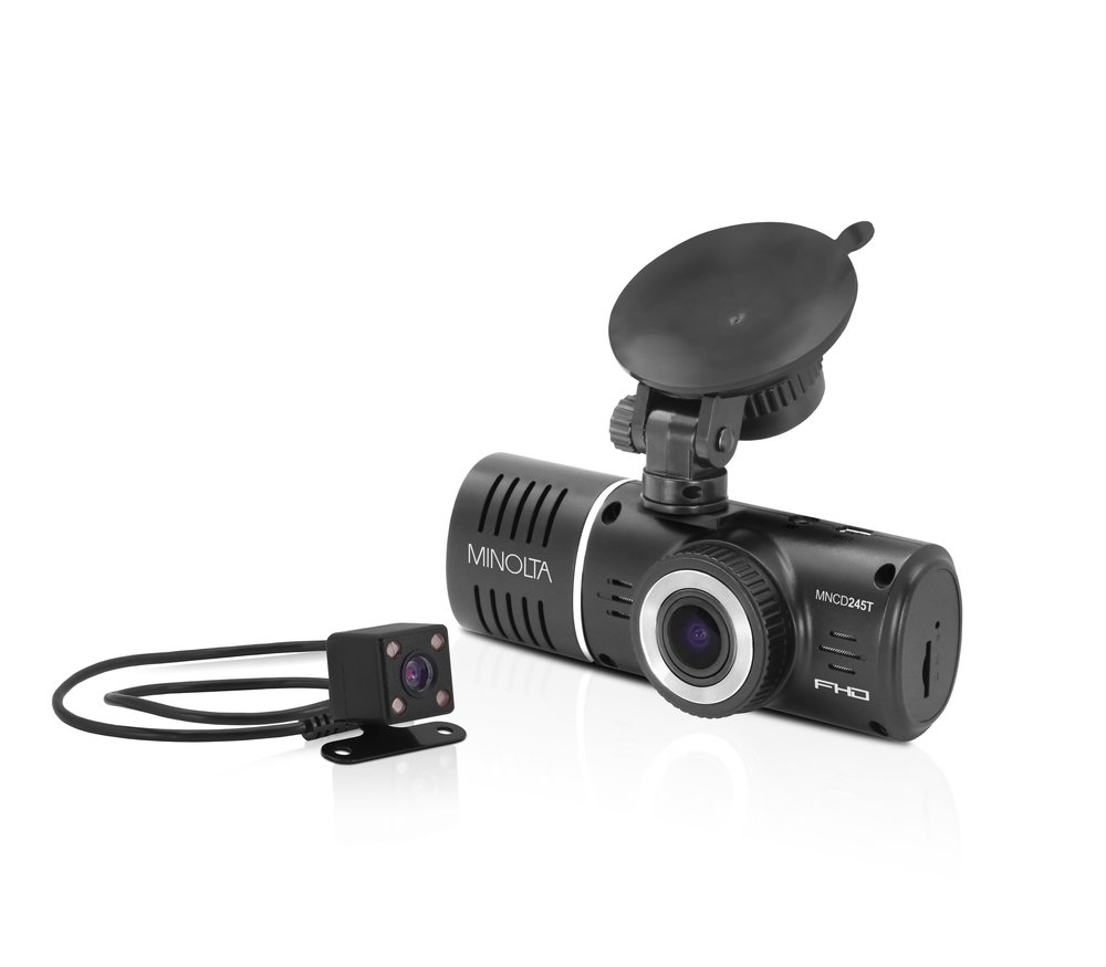 2 Channel Dash Cam Front And Rear 3.0 Inch LCD Loop Recording Parking  Monitor