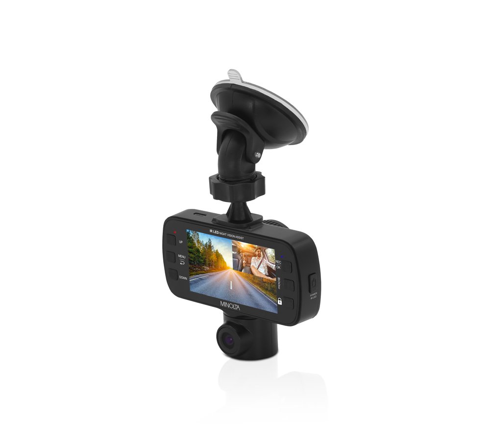 MNCD337N 2-Channel 1080P Dash Camera w/3.0 LCD & Interior Camera — Minolta  Digital