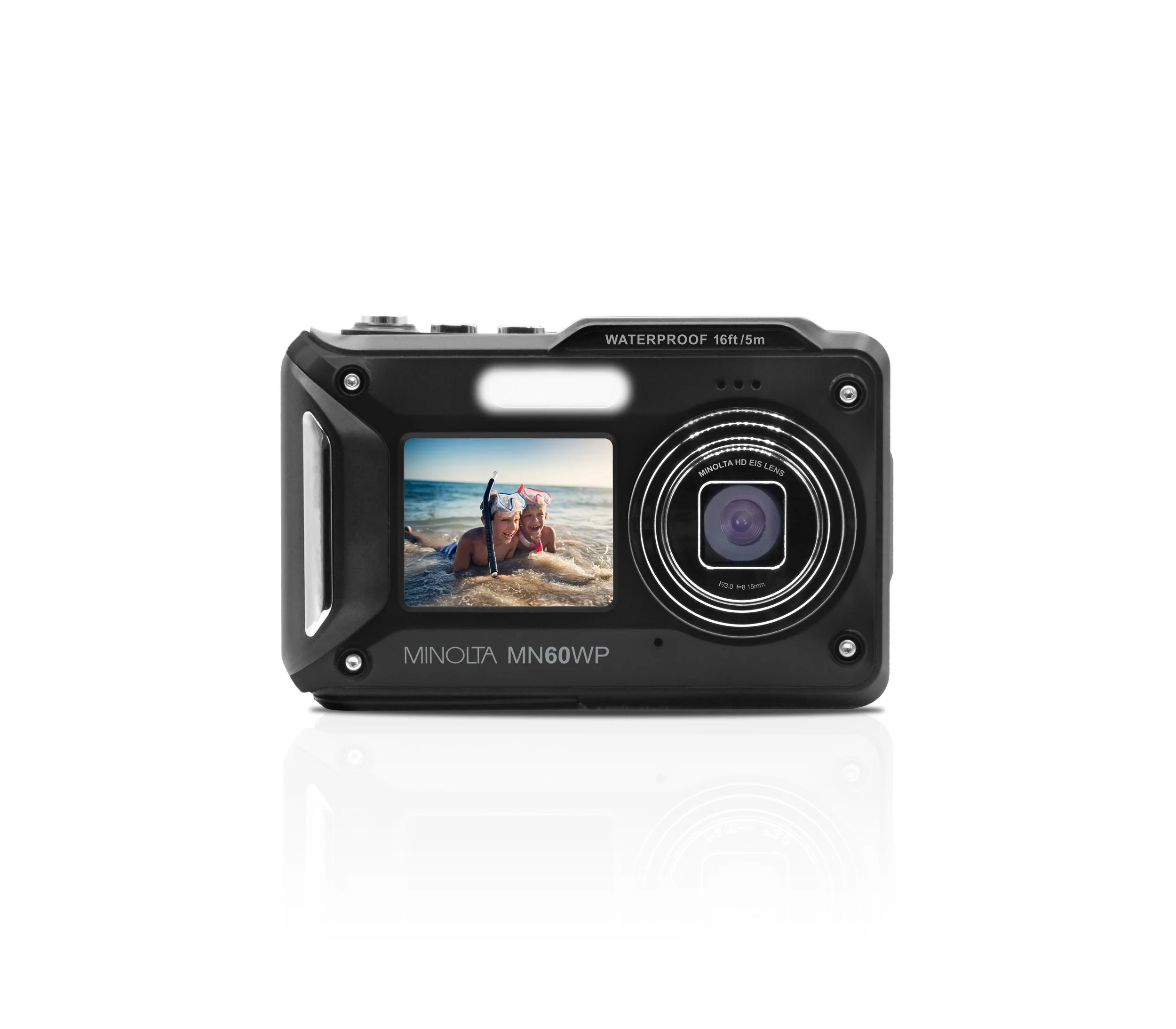 MN60WP 48MP / 4K Ultra HD Dual Screen Waterproof Camera — Minolta Digital