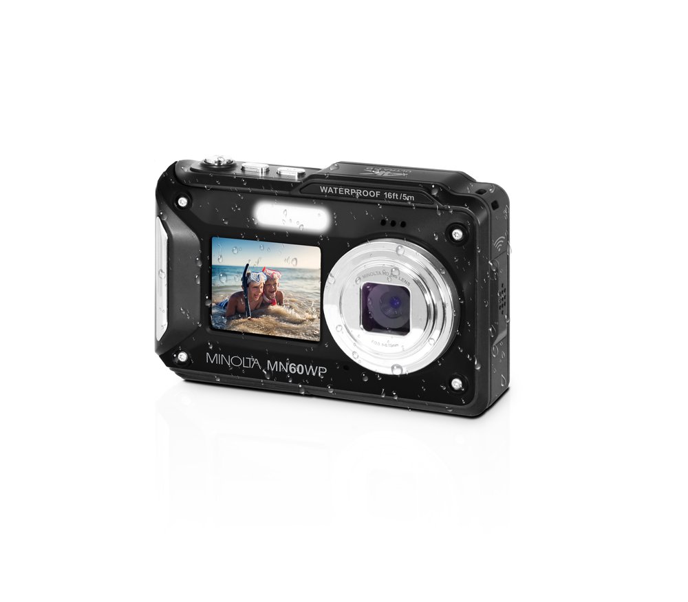 MN60WP 48MP 4K Ultra HD Dual Screen Waterproof Camera — Minolta Digital