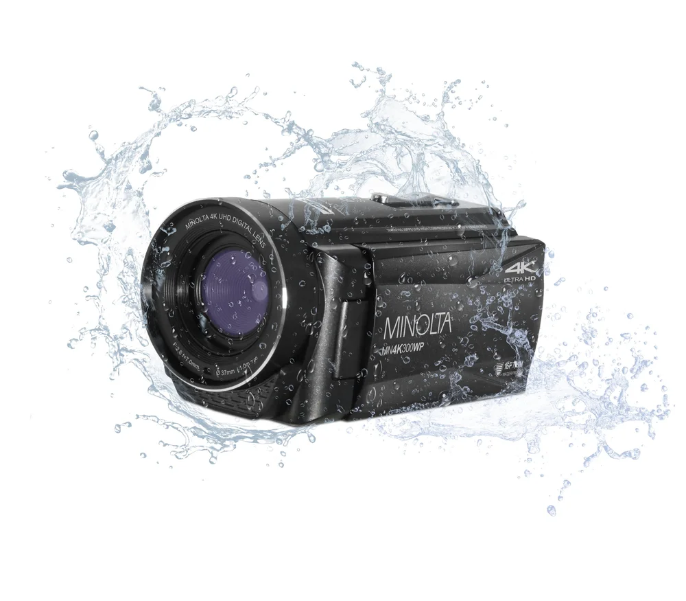 MN4K300WP 4K Ultra HD / 56 MP Waterproof Camcorder — Minolta Digital