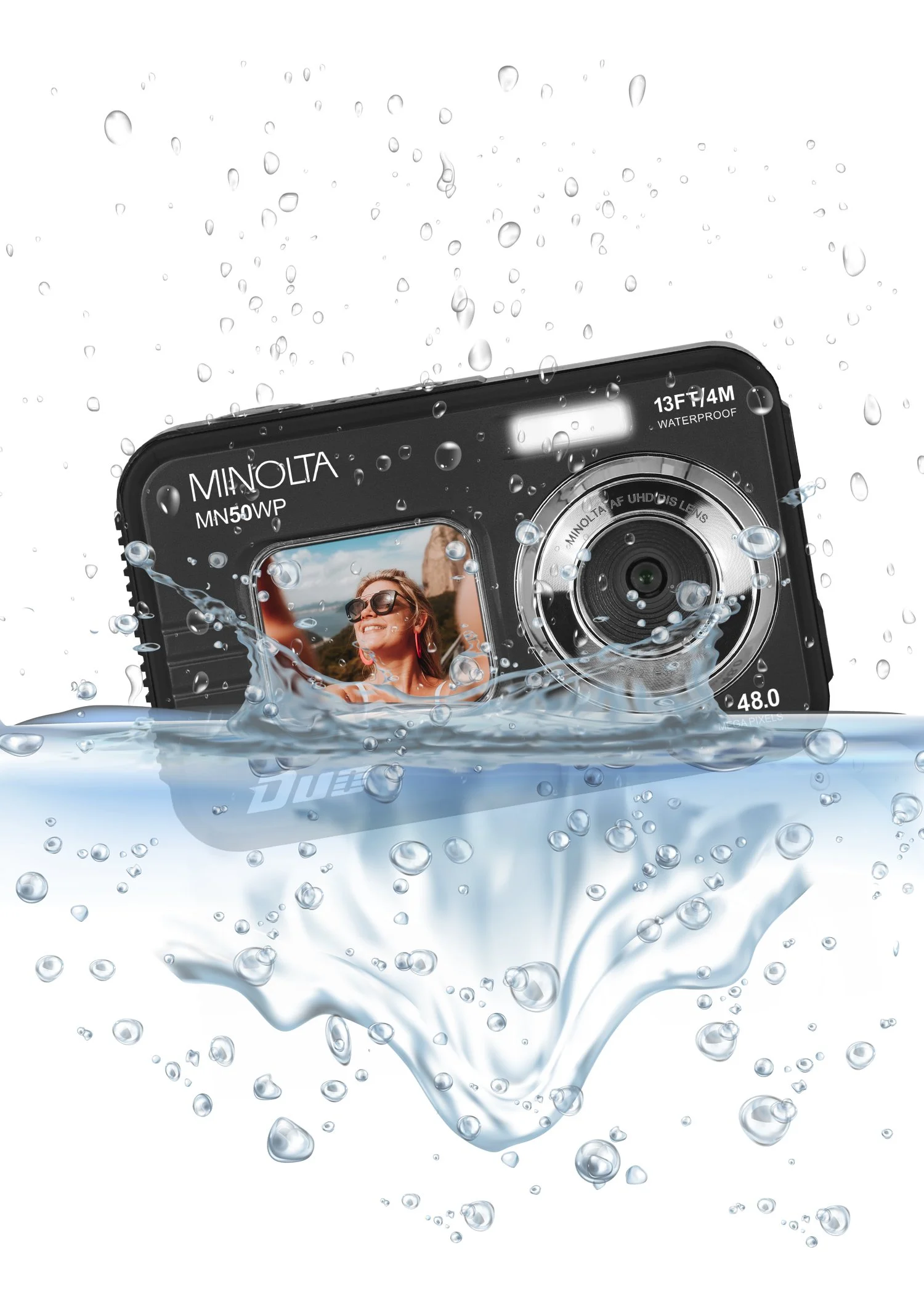 MN50WP 48MP Autofocus 5K UHD Waterproof Camera — Minolta Digital