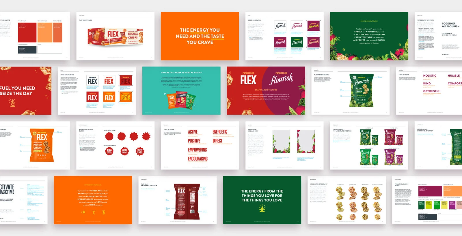 Excerpts from Flex &amp; Flourish Brand Guidelines