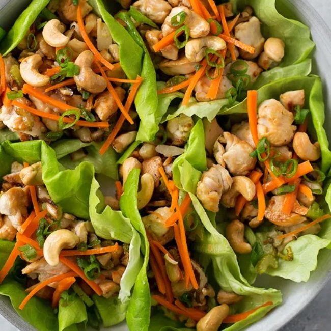 Cashew Chicken Lettuce Wraps (MON)