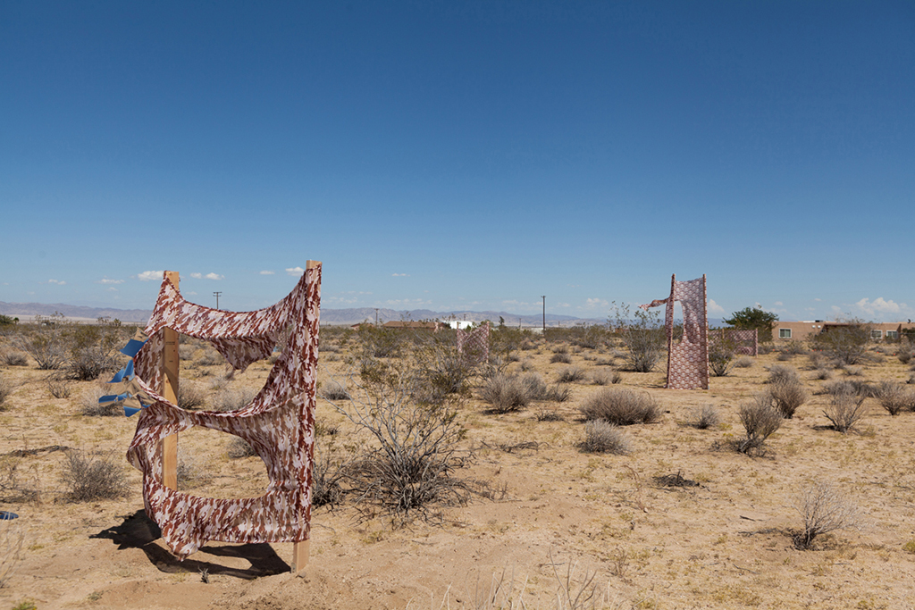  Paintball arena created in collaboration with  Jenalee Harmon .  Installation view:&nbsp;Peak Experiences, Joshua Tree CA.&nbsp; 