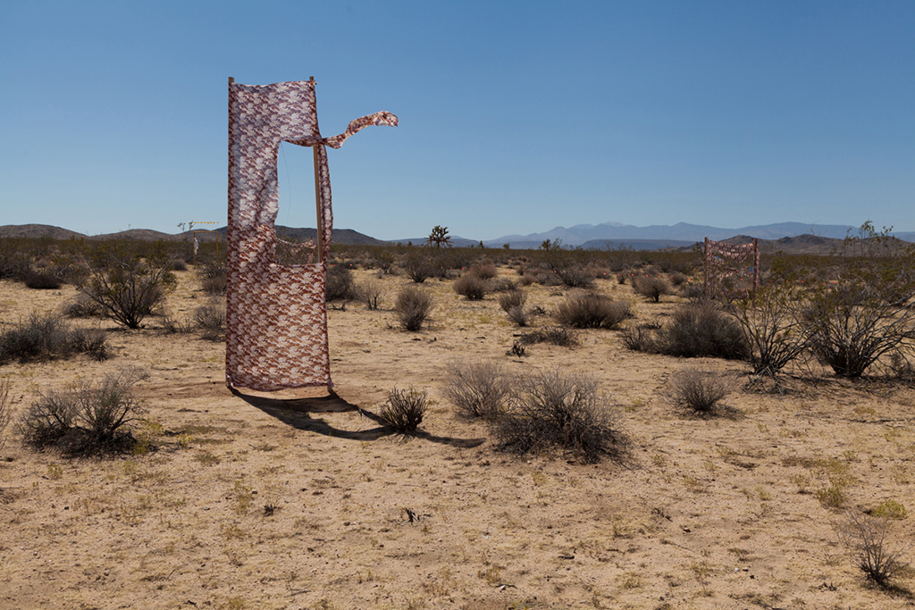  Paintball arena created in collaboration with  Jenalee Harmon.   Installation view:&nbsp;Peak Experiences, Joshua Tree CA.&nbsp; 