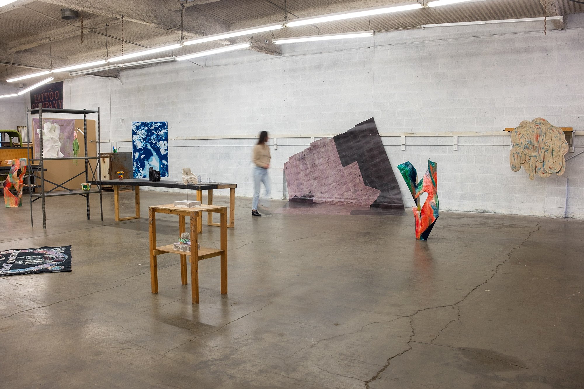  Installation view: Beta Epochs pop up exhibition space in Los Angeles, CA. 