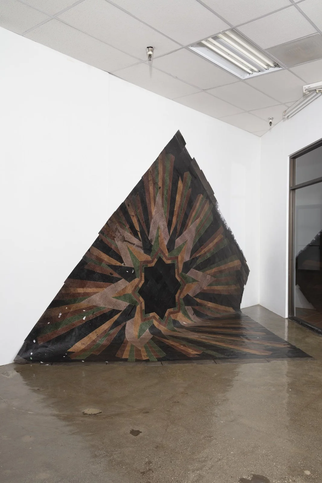   403 W 8th Street , 2022 Scans printed on paper 120 x 204 x 90 inches 