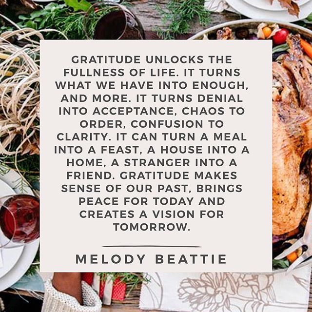 From my family to yours, Happy Thanksgiving! Sharing something that I found very true. An attitude of gratitude can have a significant impact in our lives. 🦃 #happythanksgivingday