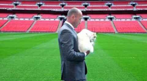 Alan Shearer introduces the JJB Sports/Umbro 'play at Wembley' prize draw