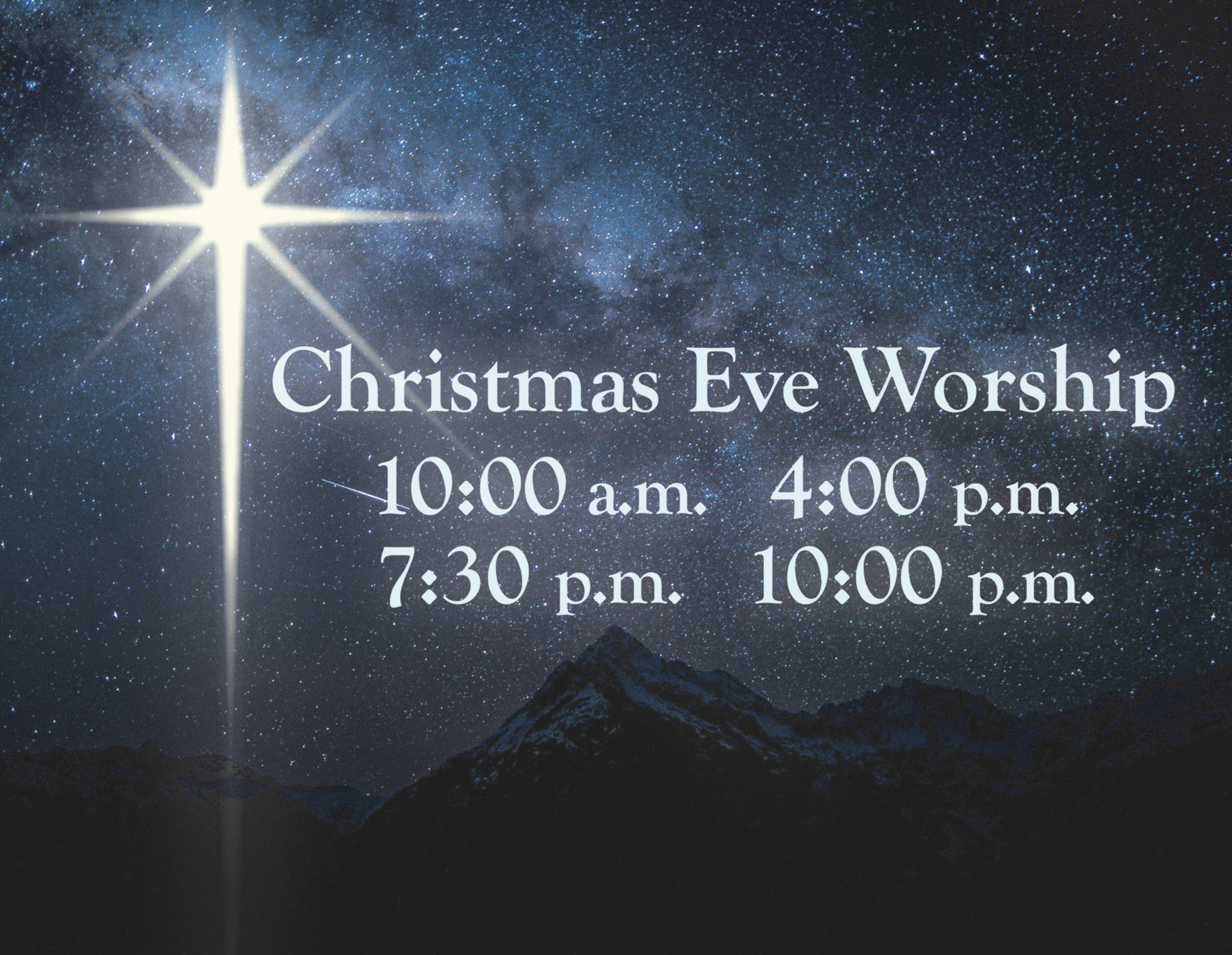 Christmas Eve Worship