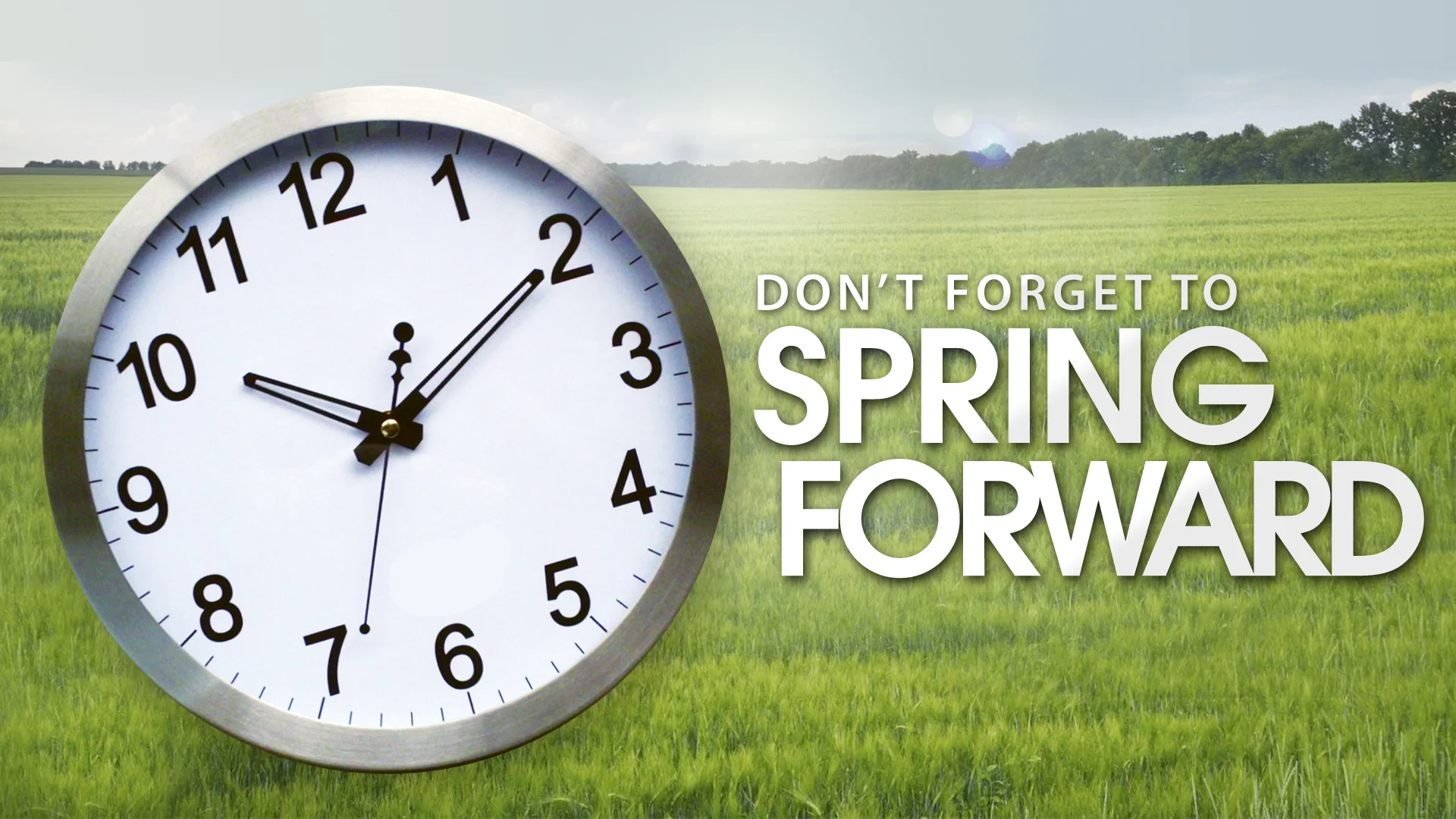 Spring forward! Daylight Saving Time starts this weekend