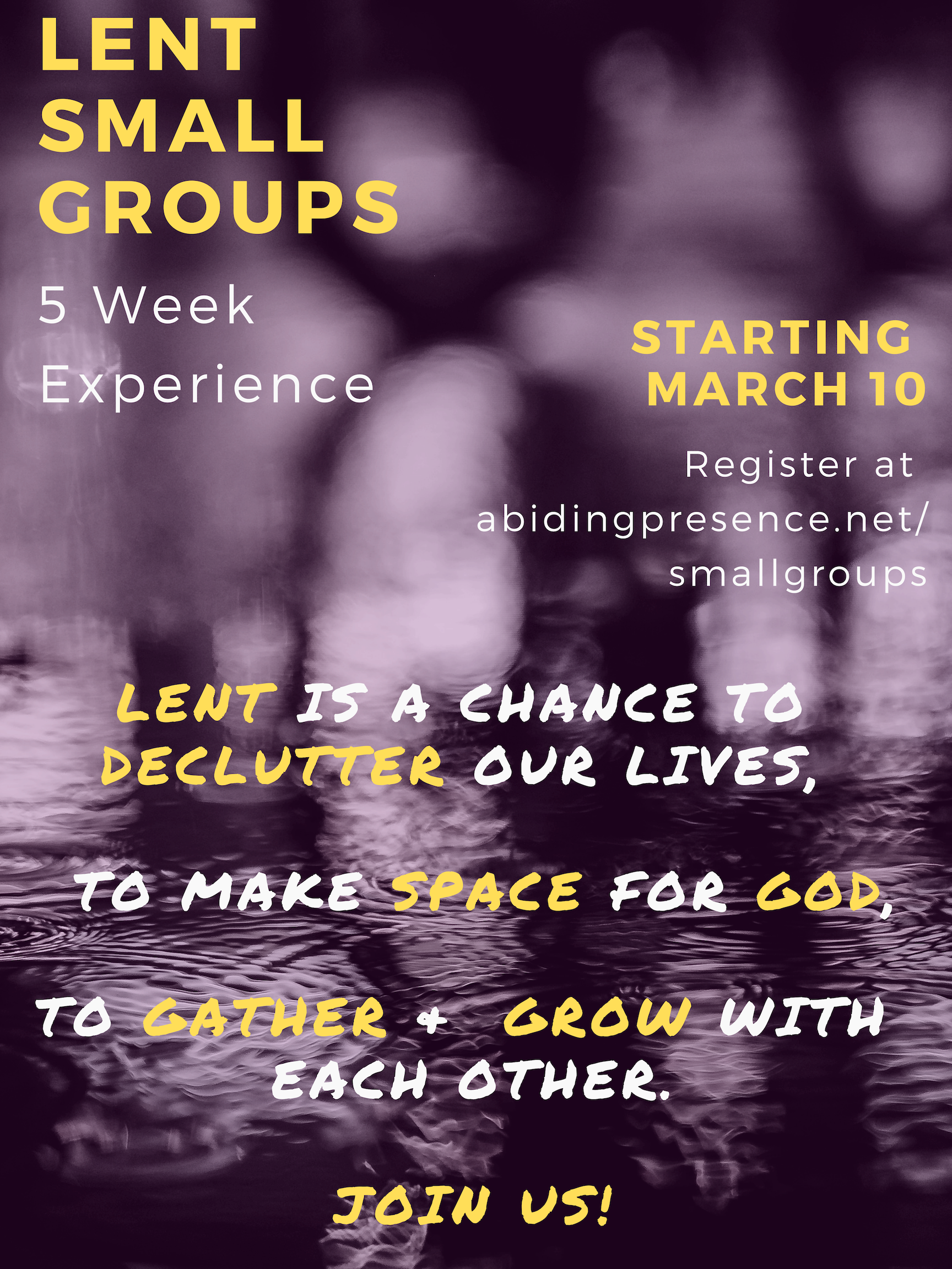 Join a Lent Small Group!