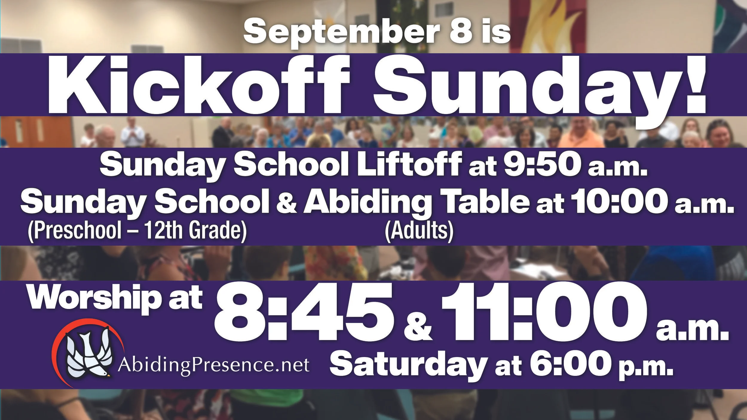 Fall Kick Off Sunday