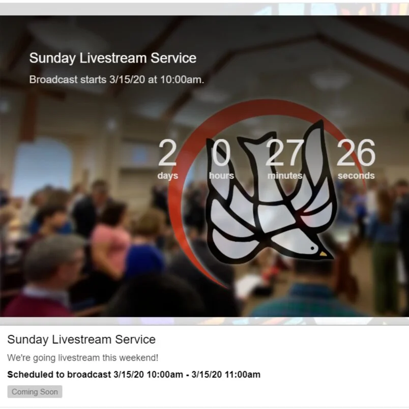 Livestream Worship Services