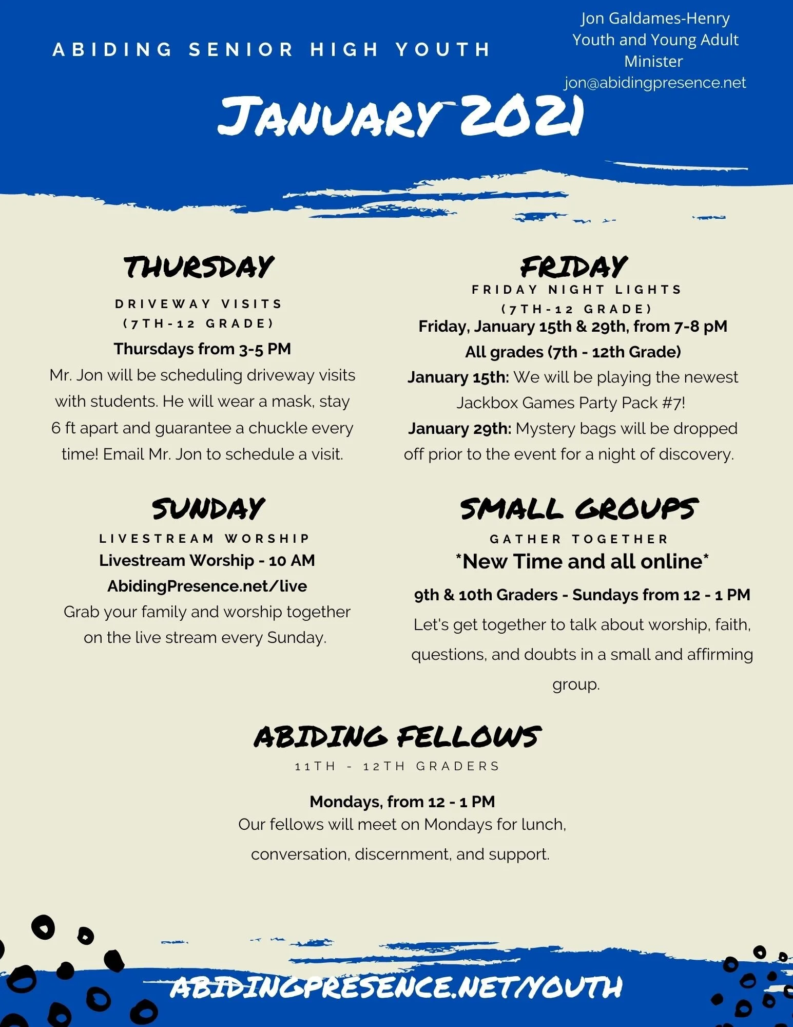 AP Youth Month Of January