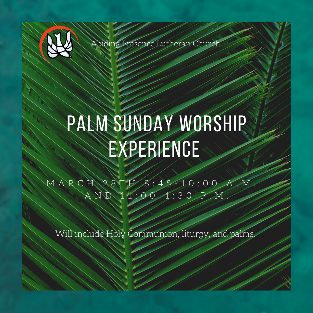 Interactive Palm Sunday Worship Stations with Holy Communion