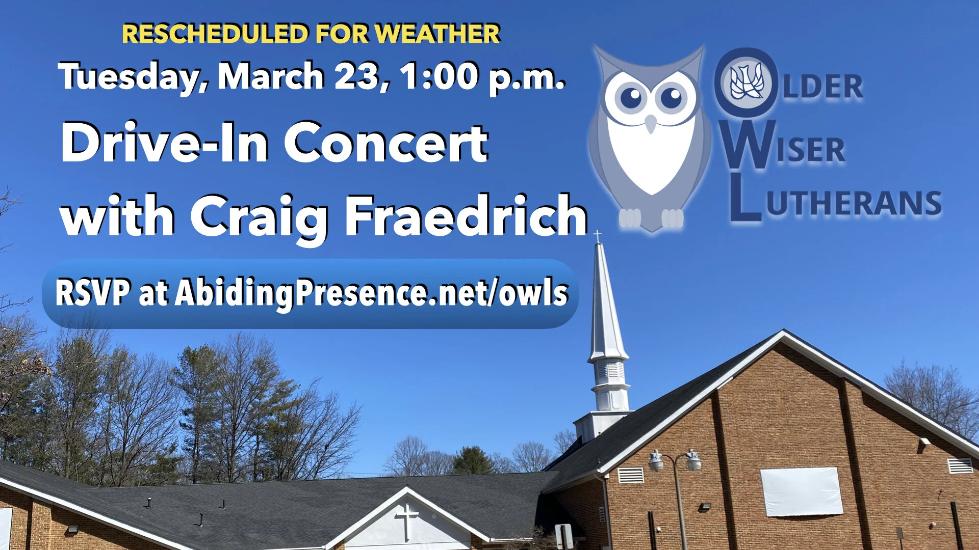 OWLs Drive-In Concert with Craig Fraedrich