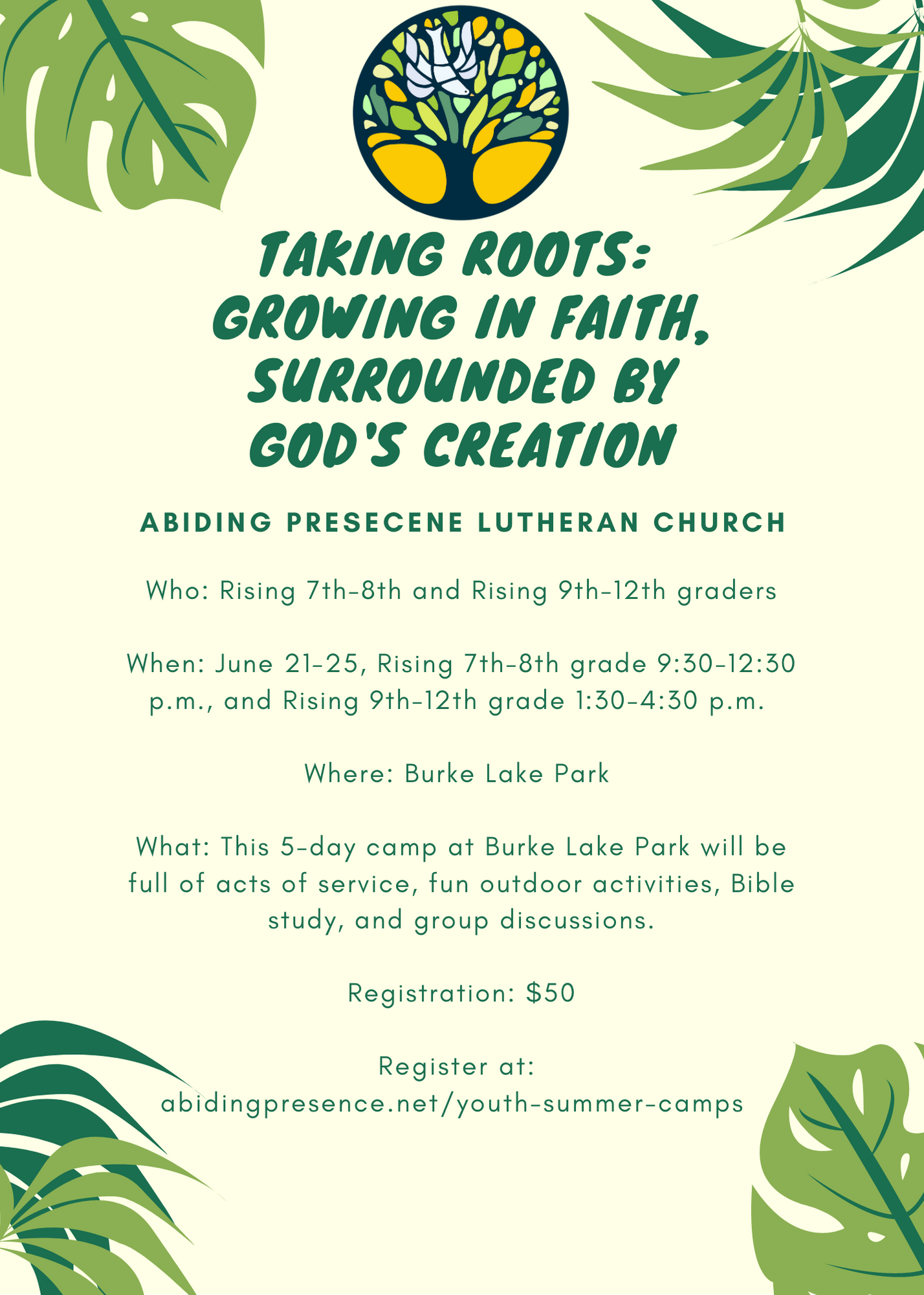 Taking Root: Growing in Faith, Surrounded by God’s Creation