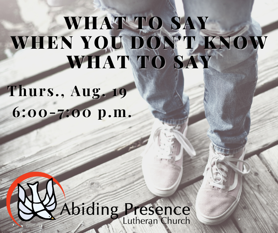 What to Say When You Don't Know What to Say for Young Teens