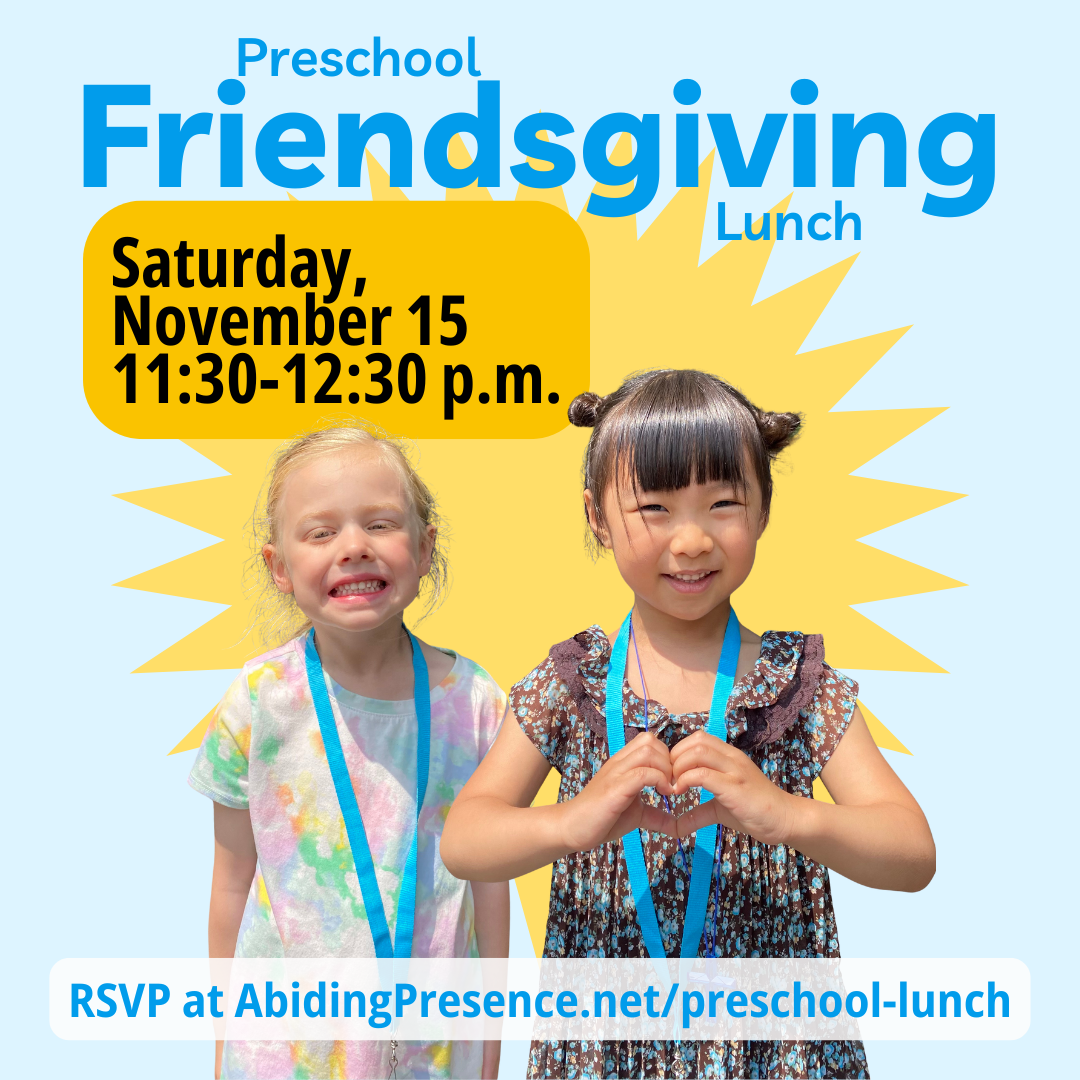 Preschool Friendsgiving Lunch