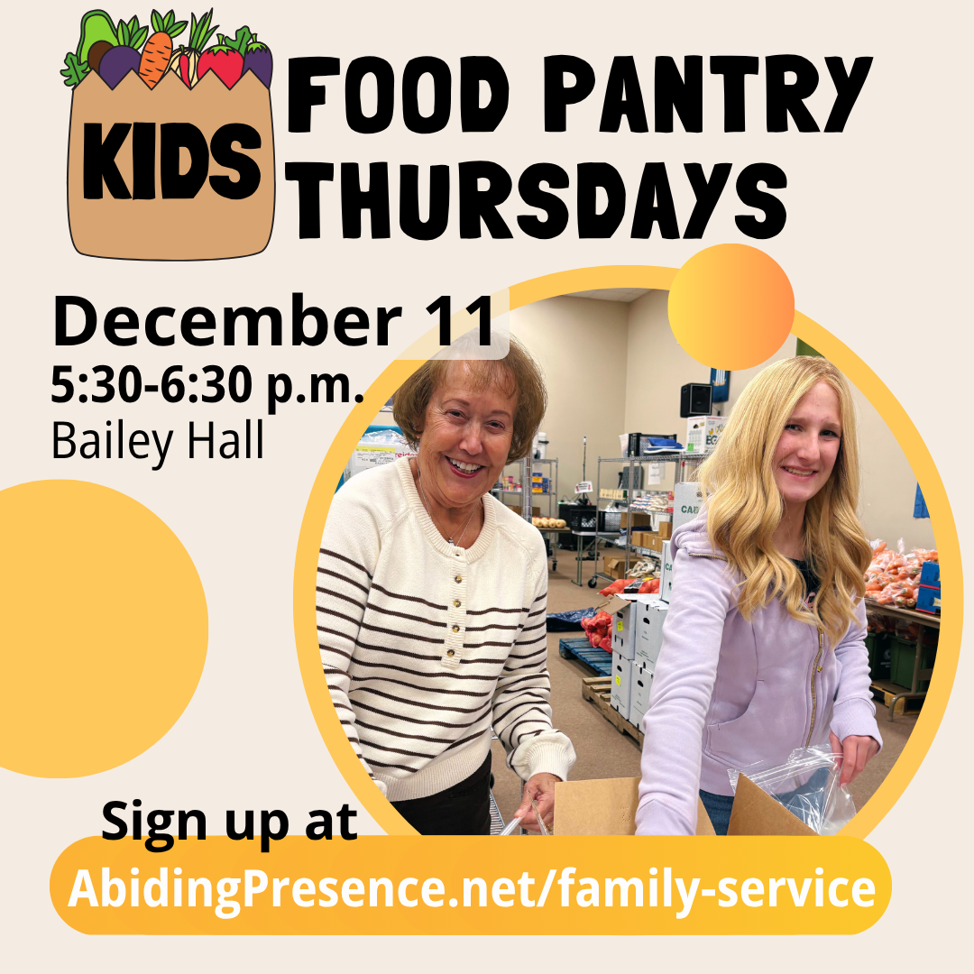 Kids Food Pantry Thursdays