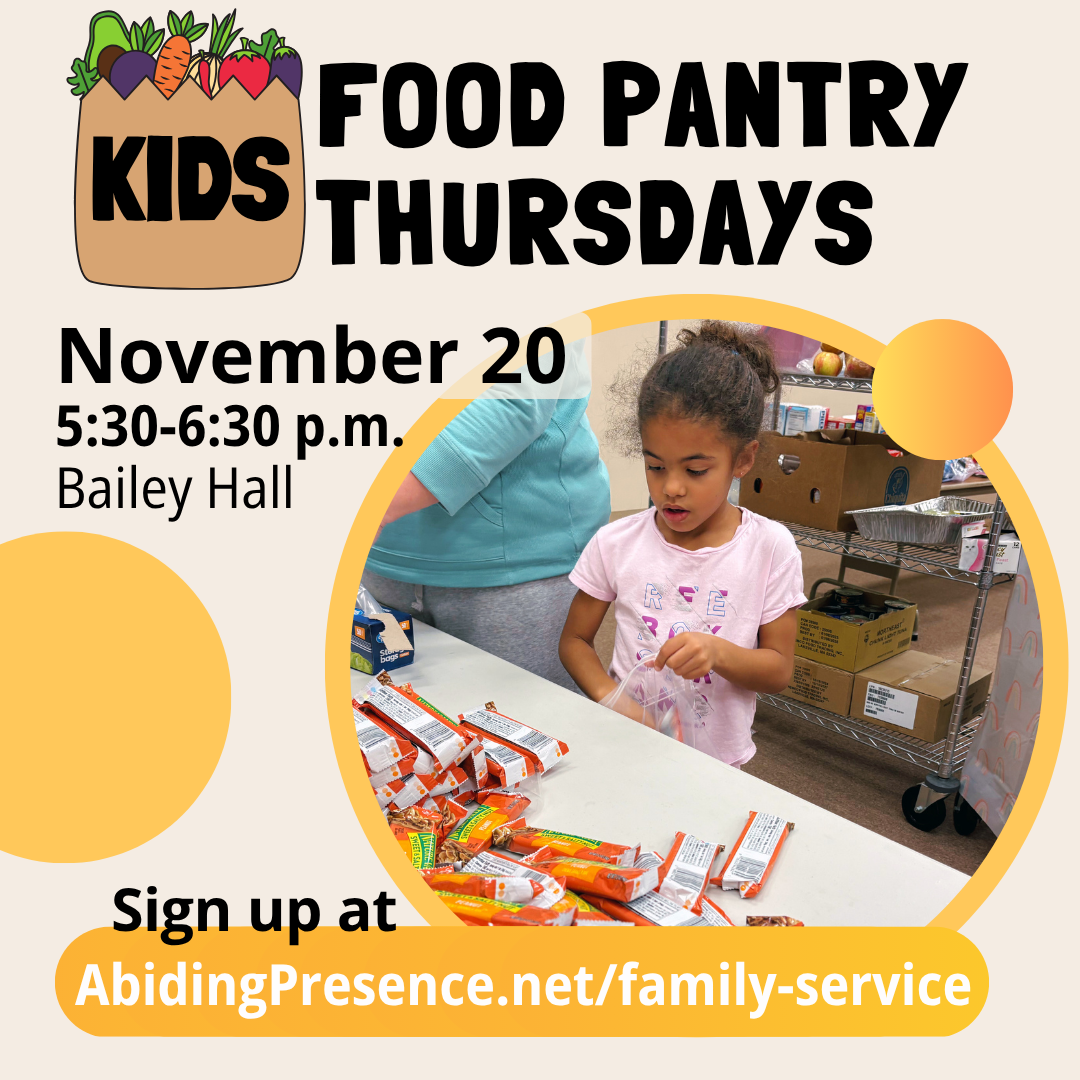 Kids Food Pantry Thursdays