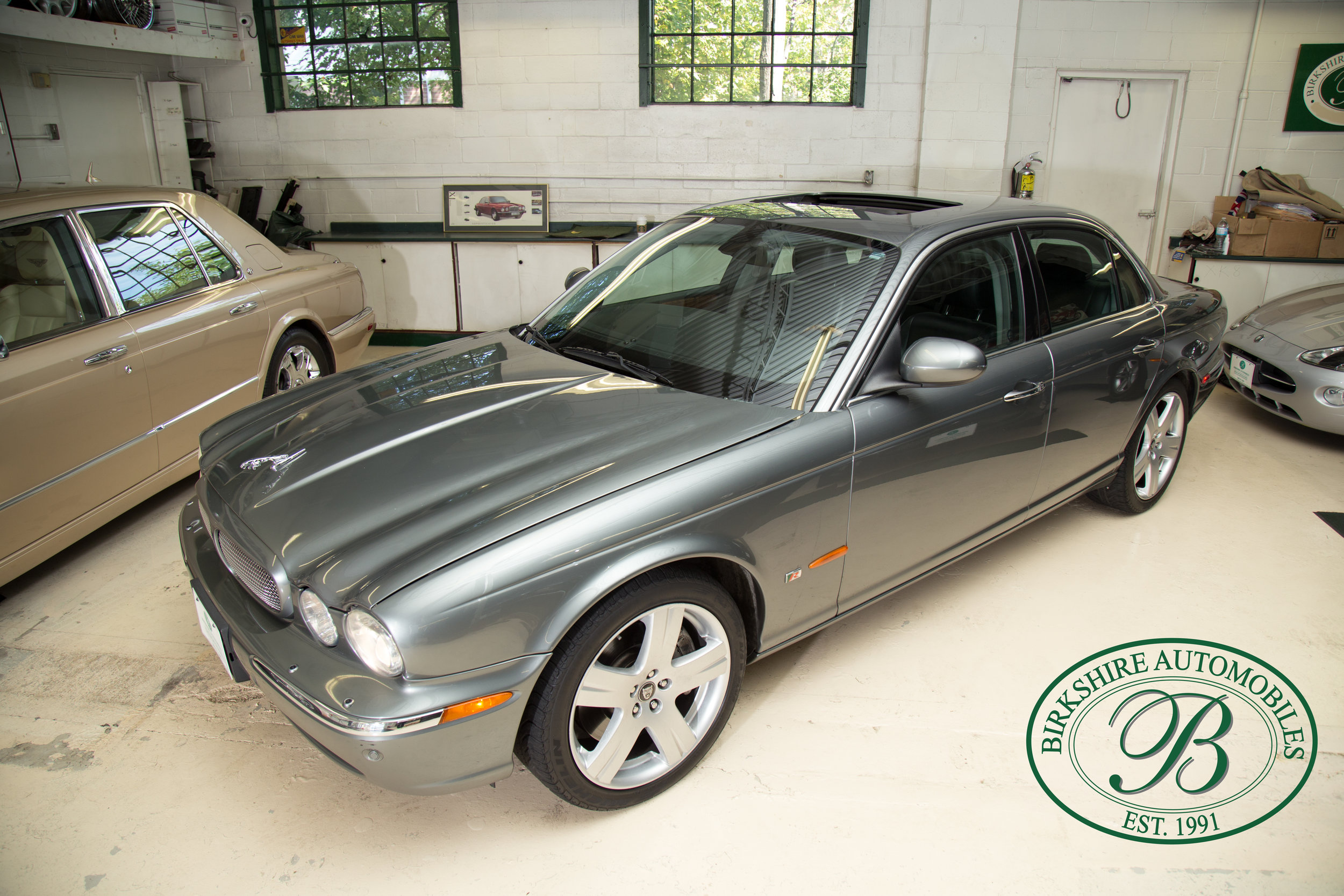 Birkshire Automobiles 2006 Jaguar XJR Silver-89.jpg