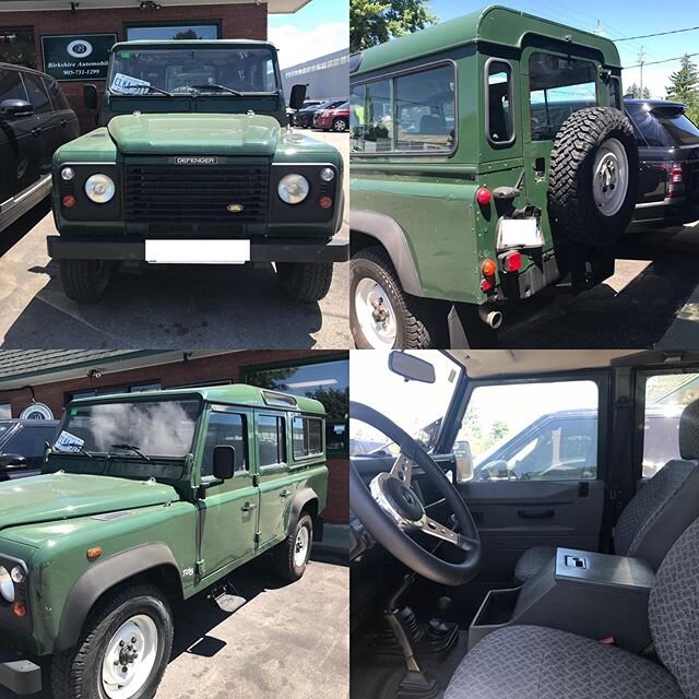 Just finished working on this 1999 Land Rover Defender.  This vehicle sure gets admired. #landroverdefender #landroversoffroad #landrovercanada #landrovertoronto #1999landrover #landrover #landroverrestoration #landroverservice #landroverrepair