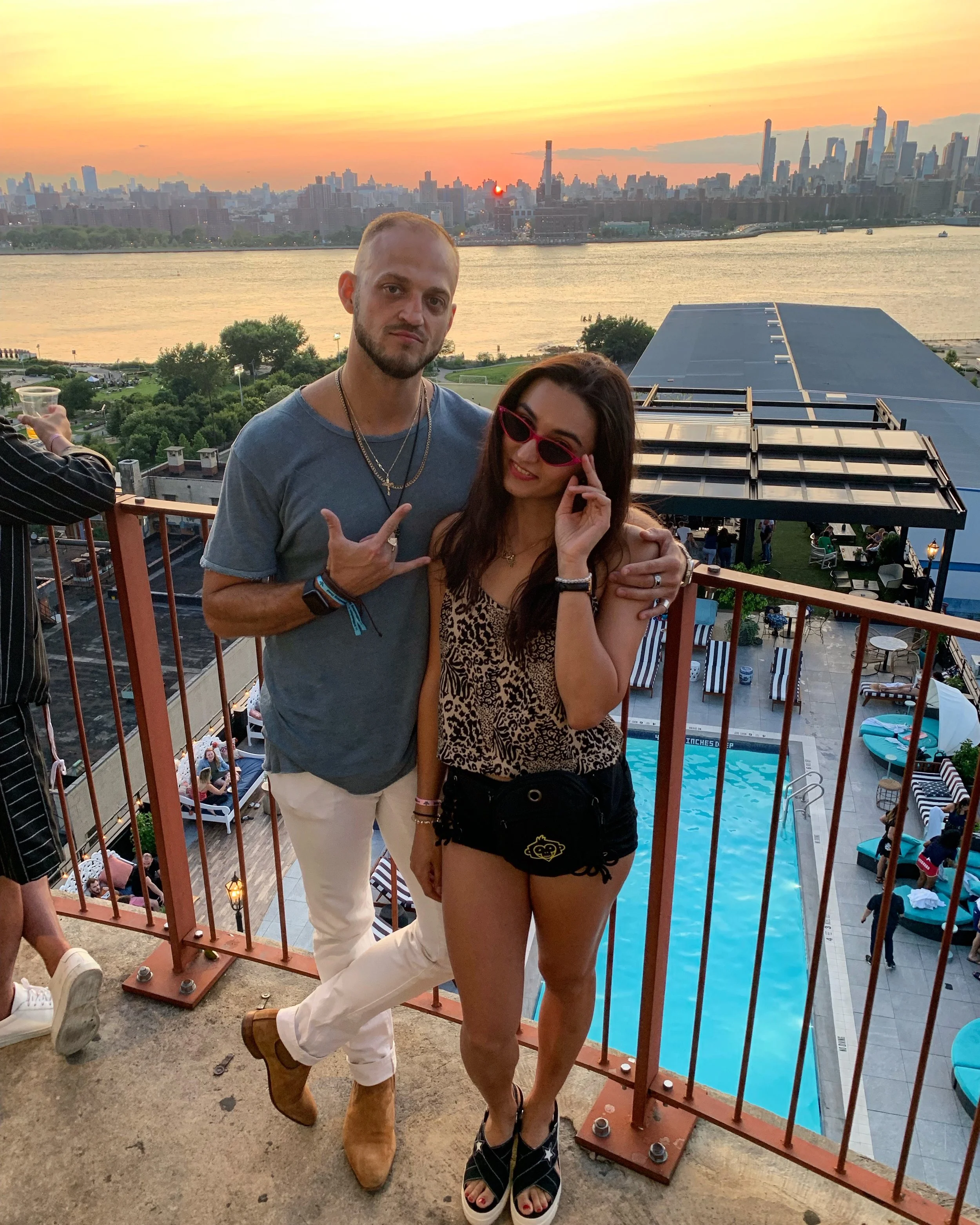 Nile Lundgren and Rami Paradise at The Williamsburg Hotel