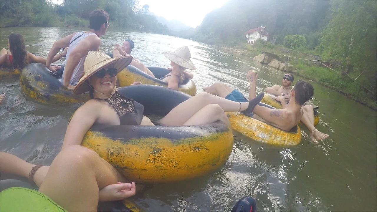Tubing in Laos