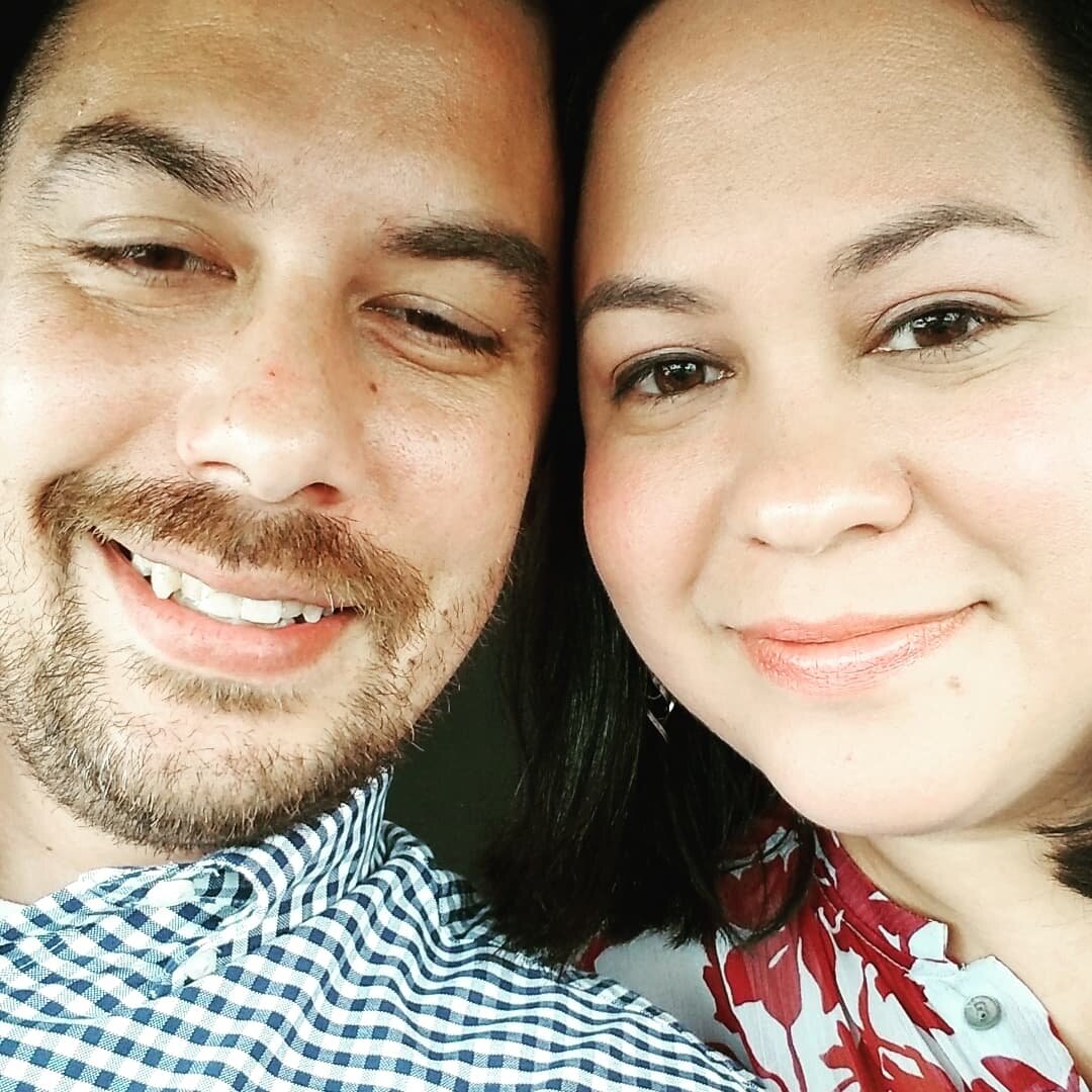 Me and the hubs on date night