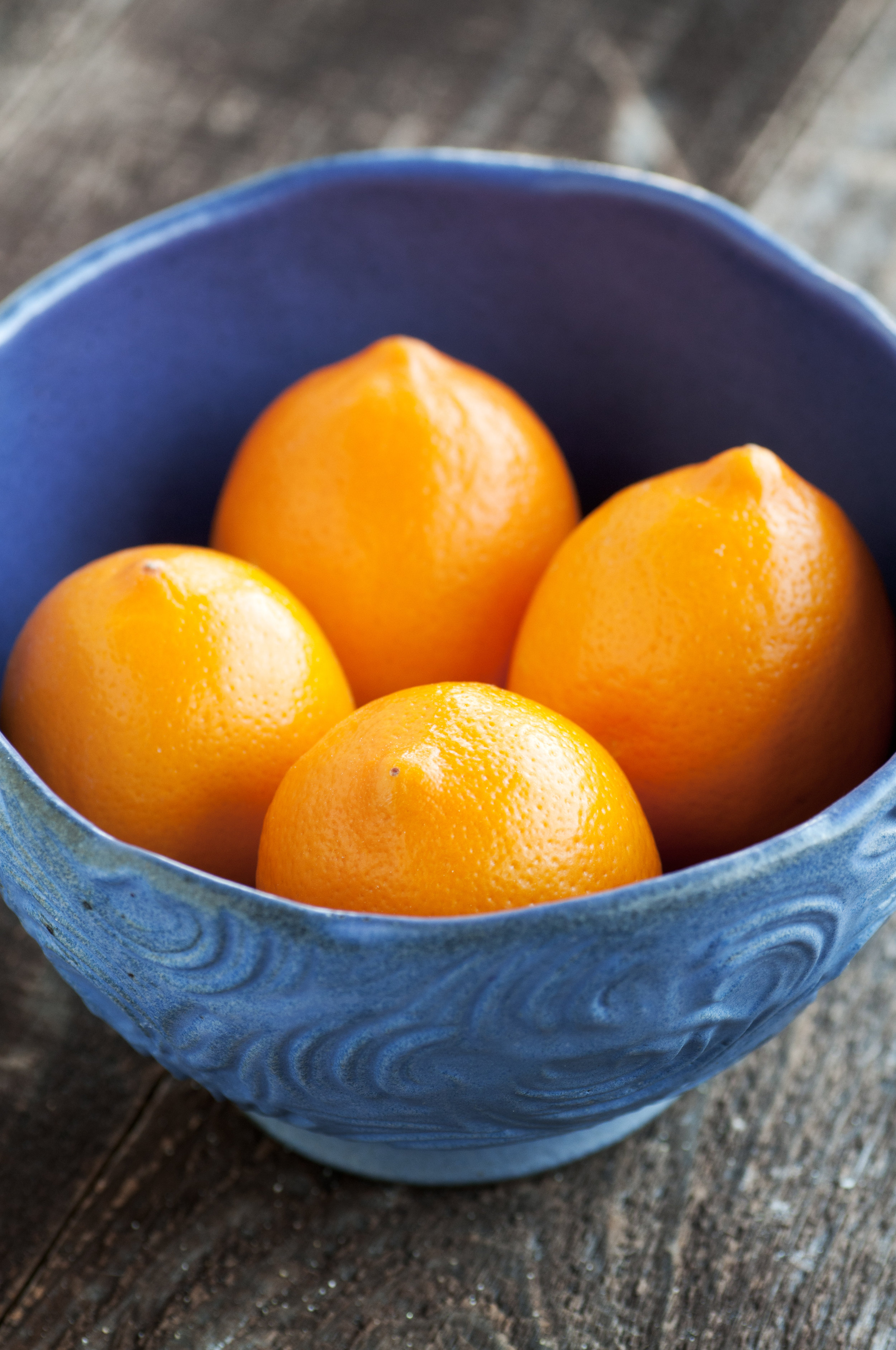 Meyer lemons are so beautiful, fragrant and juicy. Their flavor is lemon, but distinctive, adding a special quality to the dish.