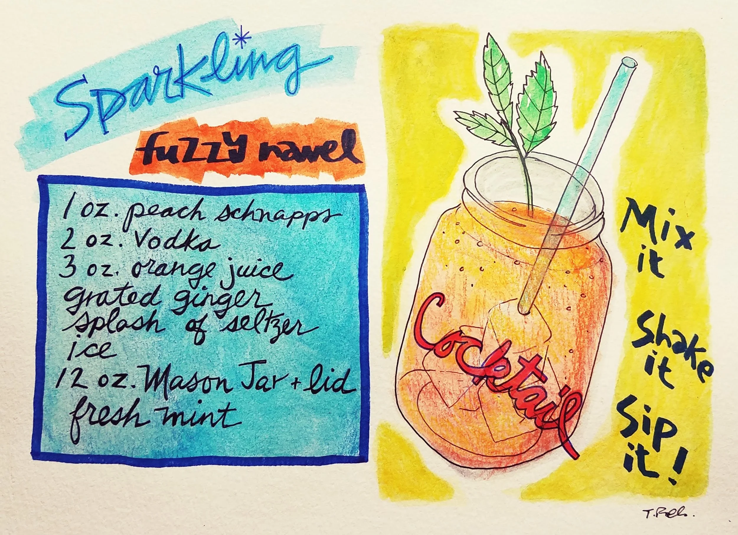 Sparkling Fuzzy Navel