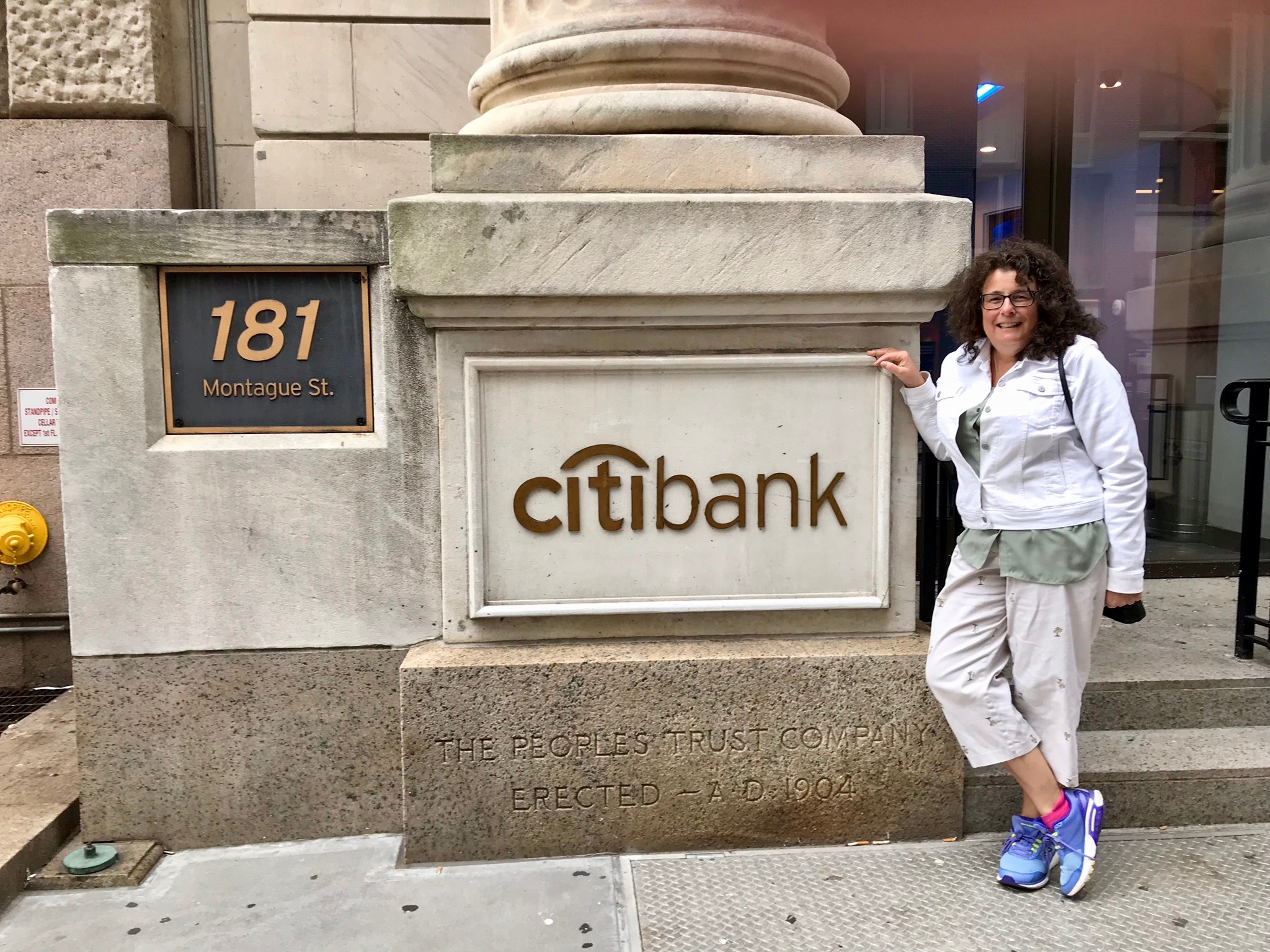  The bank where Josephine held her first job 70+ years ago—on Montague Street between Clinton and Court. $25. a week! 