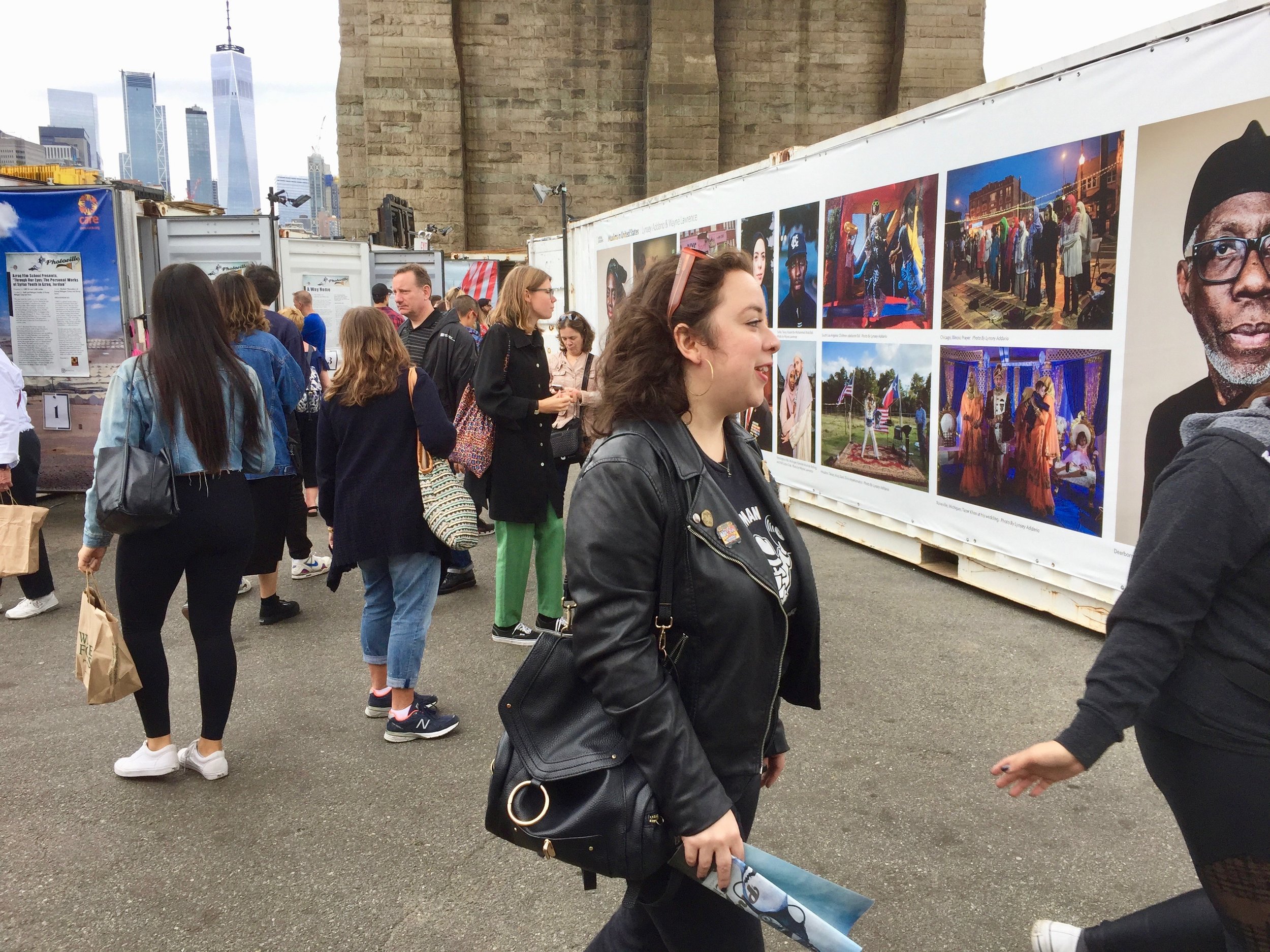  Photoville 2018. Amazing photography exhibit under an arch of the Brooklyn Bridge.  So DUMBO! 