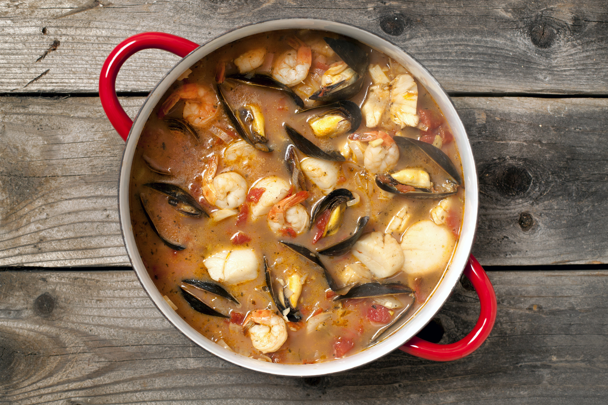   Cioppino!  Recipe by Jay Miller.  