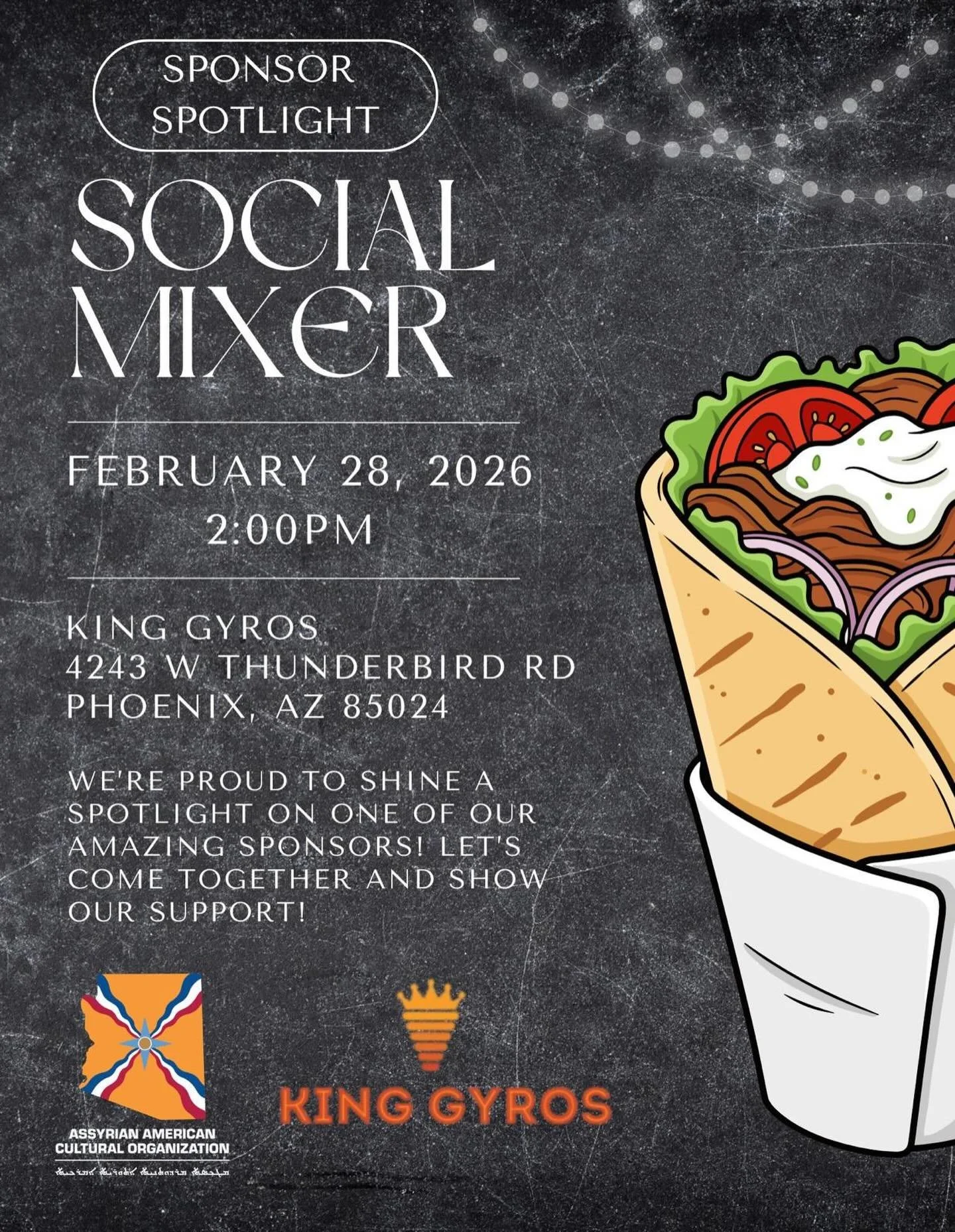 Social Mixer at King Gyros