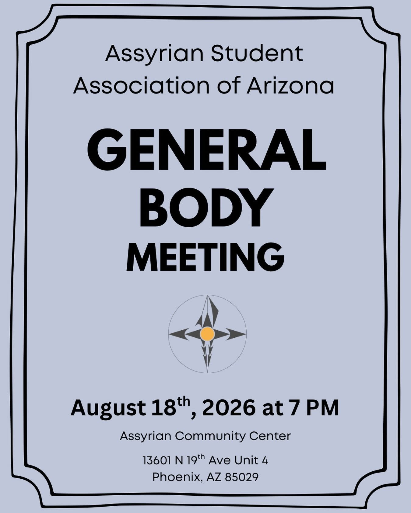 ASA's General Body Meeting
